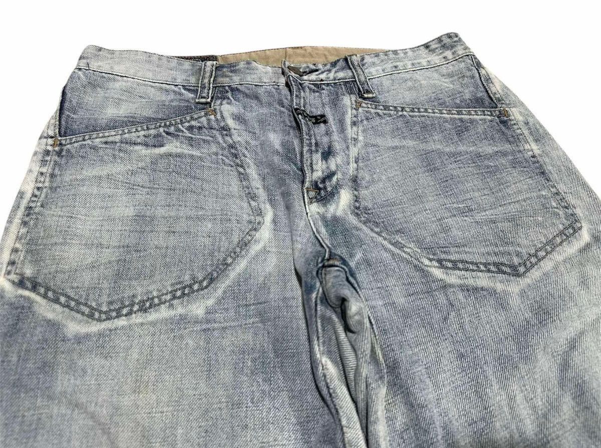 Marithe + Francois Girbaud 🔥Y2K Marithe Francois Girbaud Baggy Flared Denim Distressed Size US 32 / EU 48 - 5 Thumbnail
