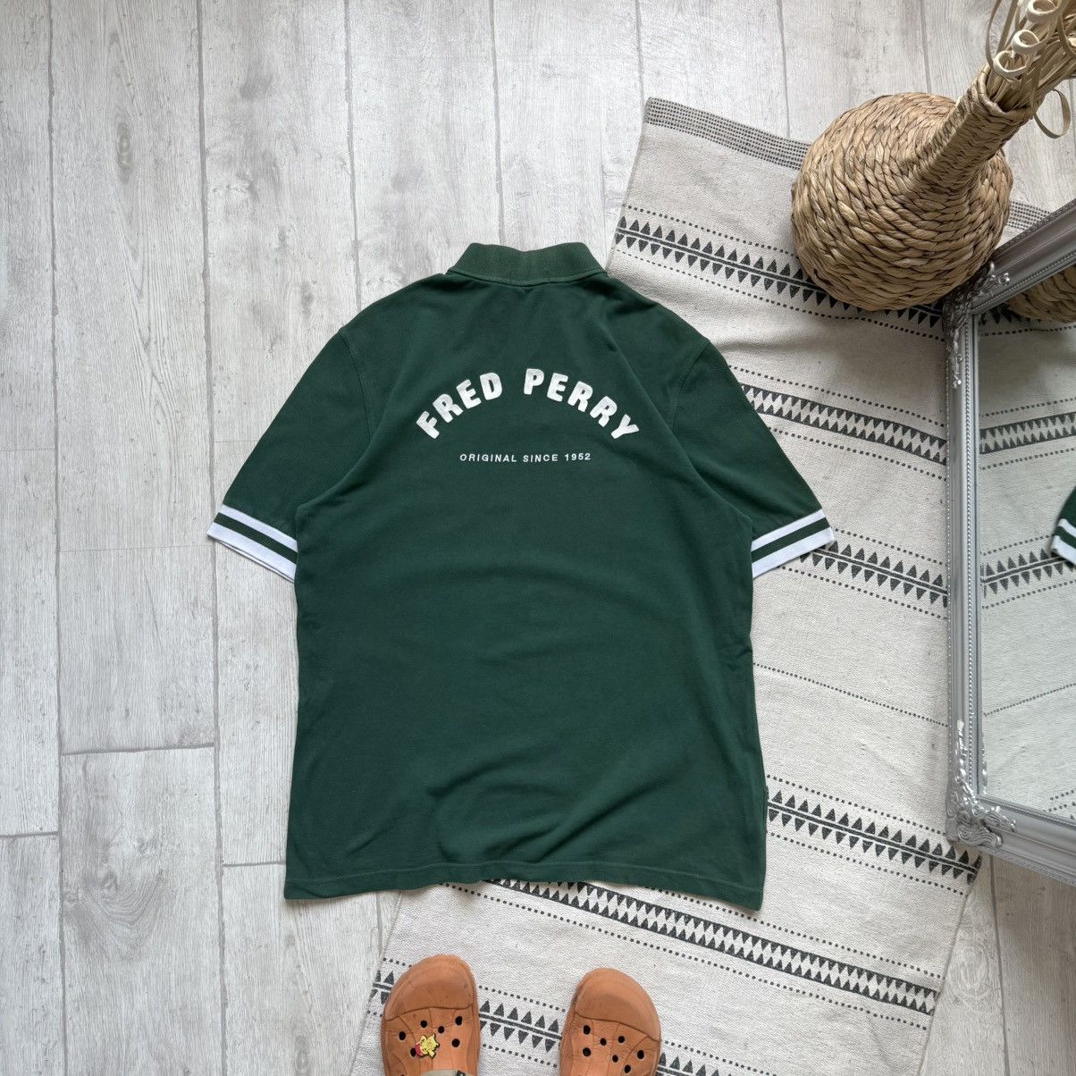 Fred Perry Rare Fred Perry Polo Zip up tee Big logo Ralph Lauren vibe Size US XL / EU 56 / 4 - 9 Thumbnail