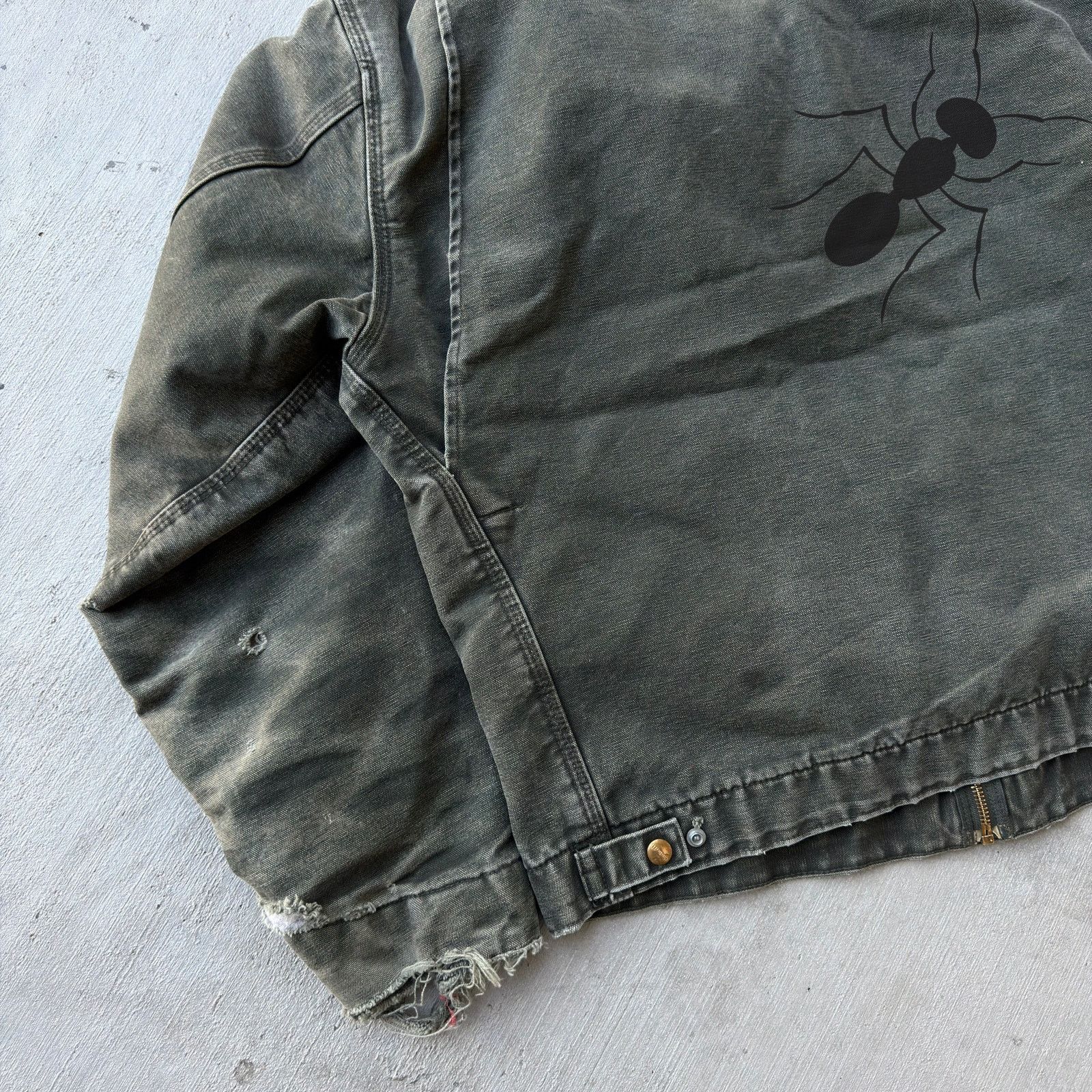 Carhartt × Vintage Carhartt J97 MOS green Detroit work wear jacket Size US L / EU 52-54 / 3 - 7 Thumbnail