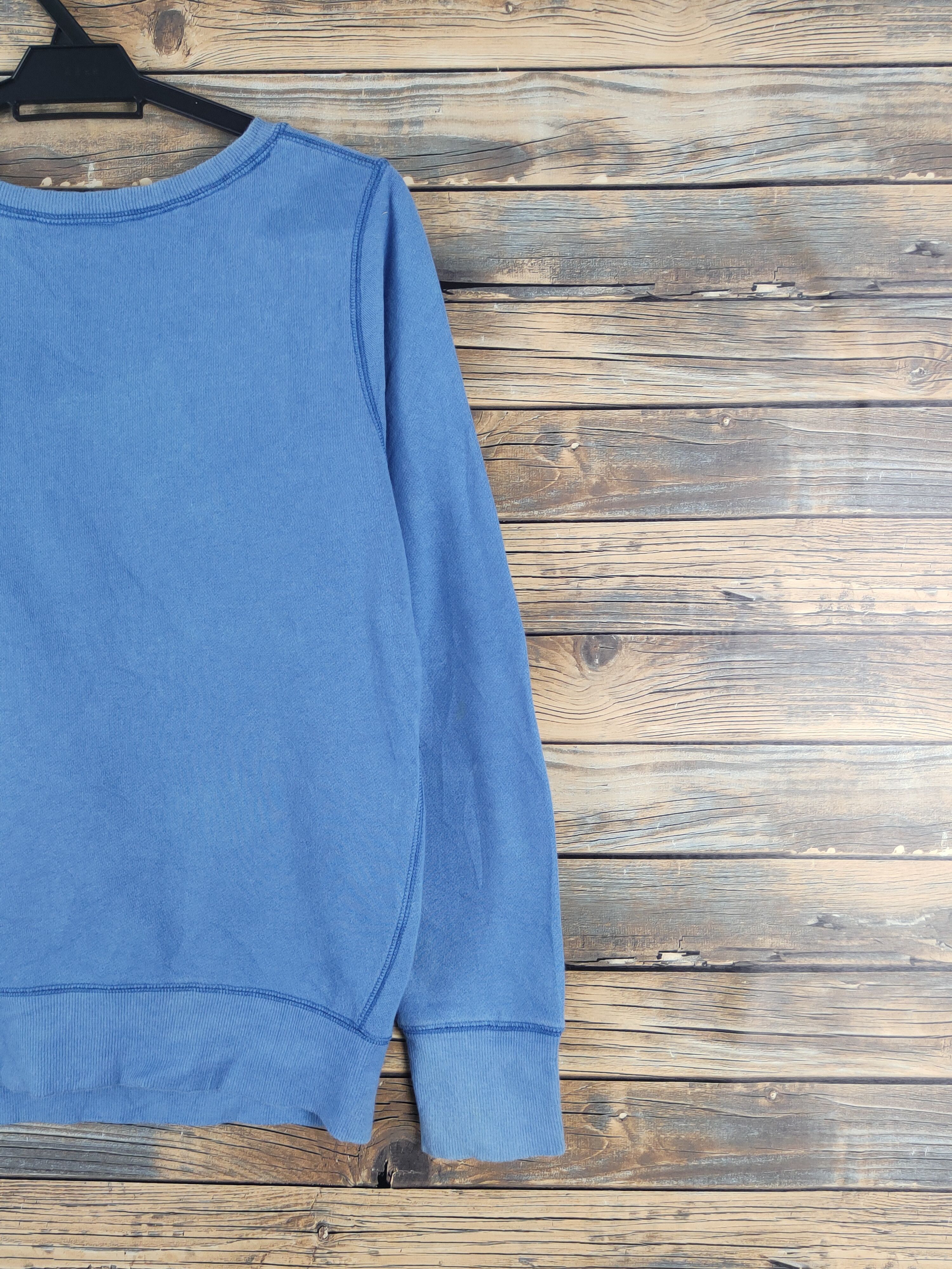 Japanese Brand × Vintage Uniqlo Blue Sweatshirts #W1459 Size M / US 6-8 / IT 42-44 - 10 Thumbnail