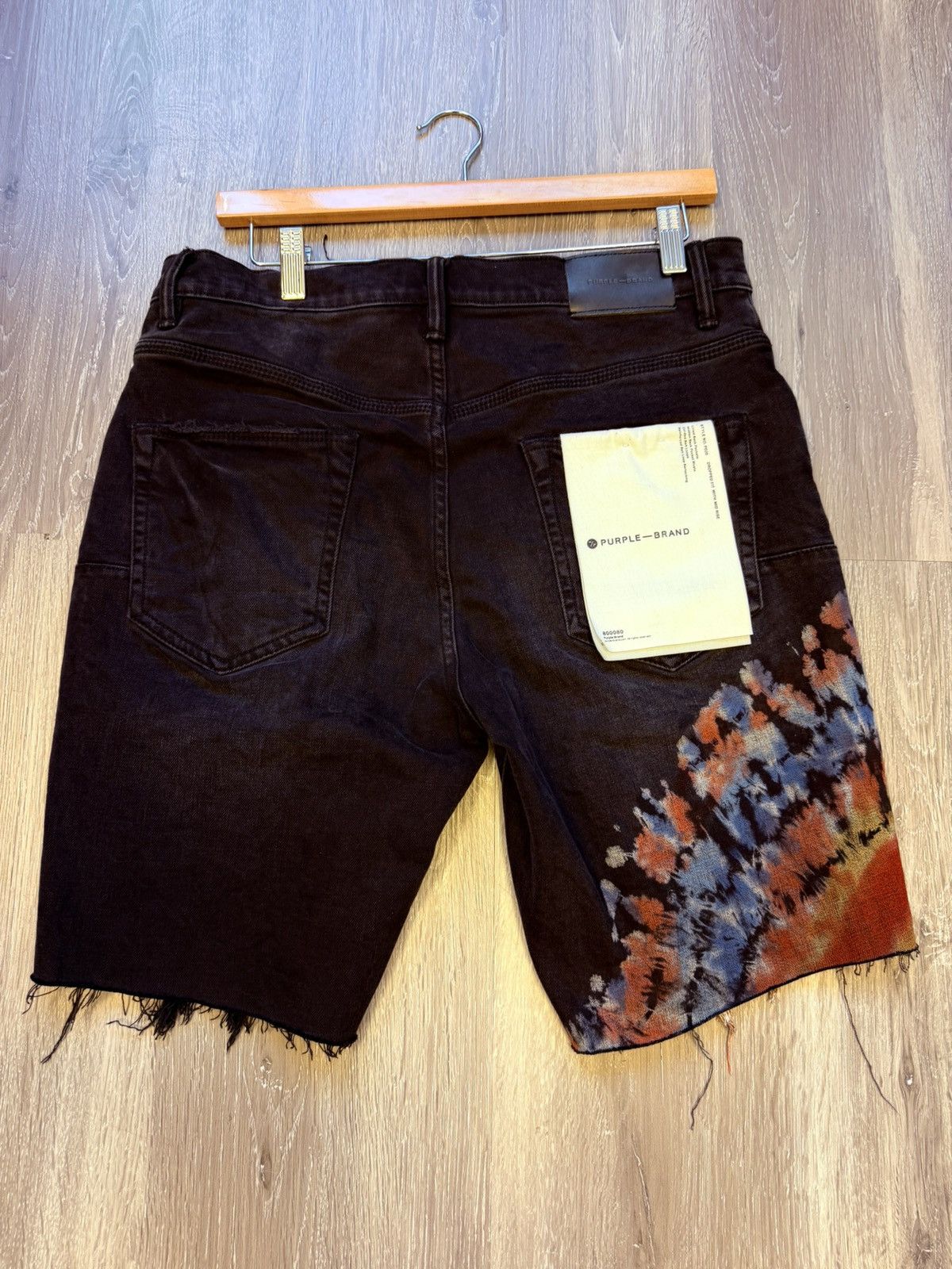 Purple Purple Denim Jorts P020 Size US 31 - 2 Thumbnail