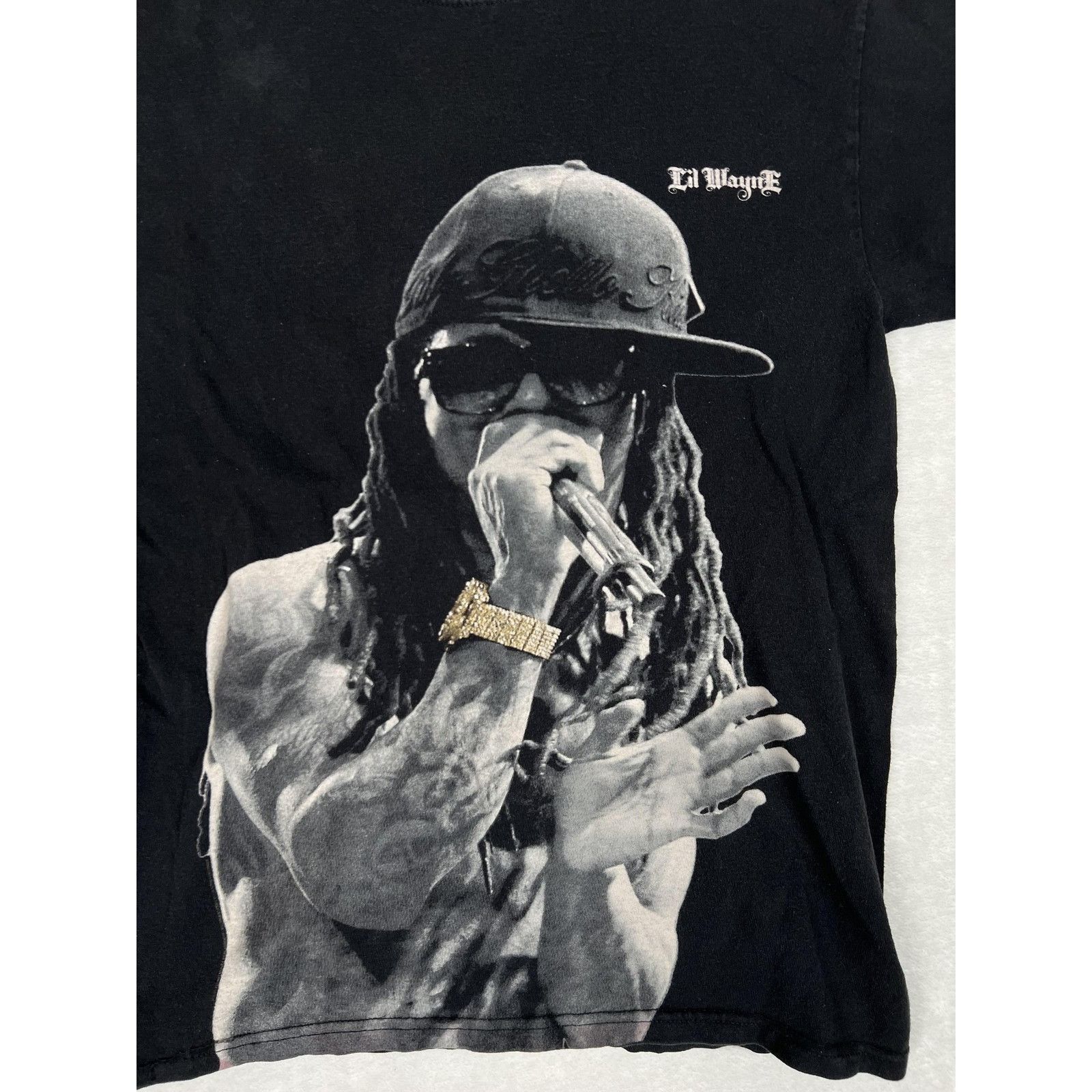 Other Vintage Lil Wayne T-Shirt Mens Medium Black Rap Tee Hip Hop Size US M / EU 48-50 / 2 - 2 Thumbnail