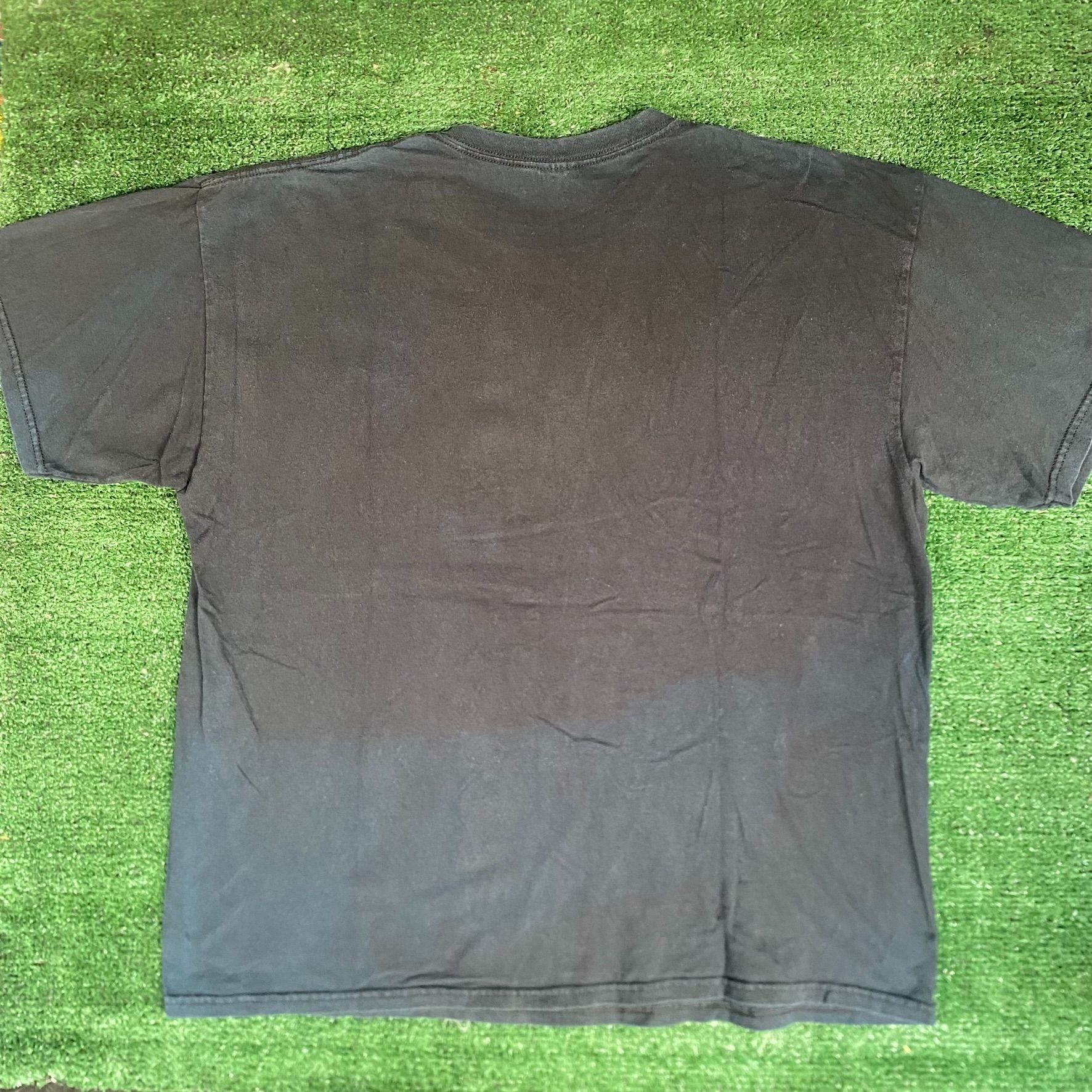Vintage Vintage Y2K Rock Skull Shirt Metal Punk Goth Cyber AOP Tee Size US XL / EU 56 / 4 - 5 Thumbnail
