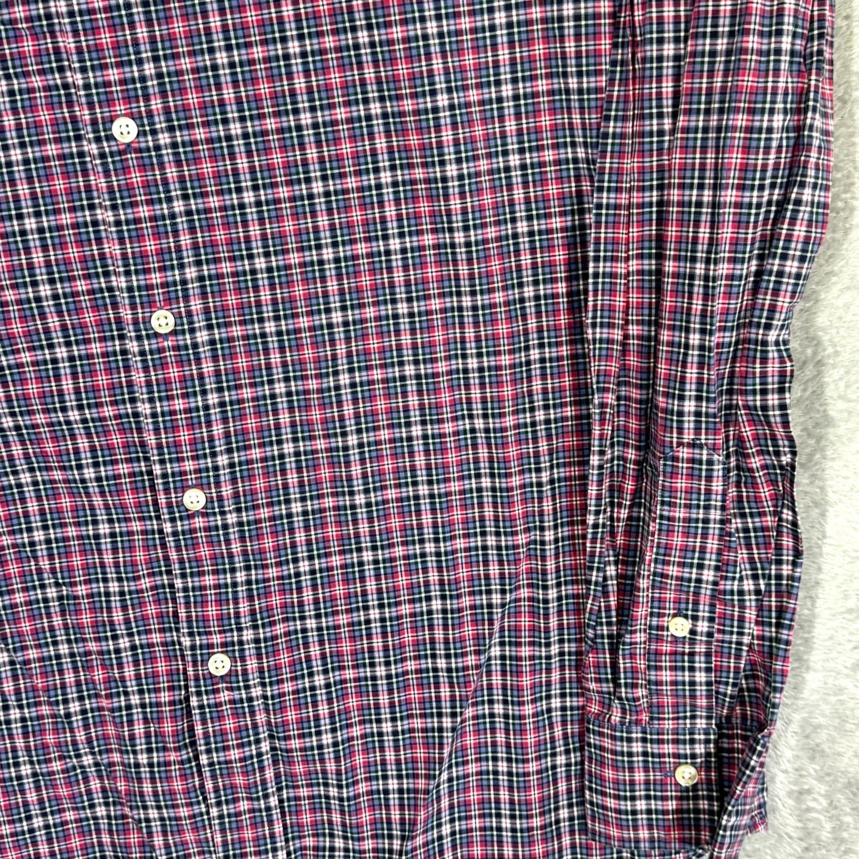 Polo Ralph Lauren Polo Ralph Lauren Men’s Slim Fit Button-Up Shirt Large Multi Plaid 100% Cotton Stretch Size US L / EU 52-54 / 3 - 5 Thumbnail