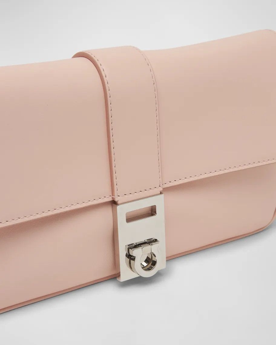Salvatore Ferragamo o1s1rm0924 Size: OS / Flap Crossbody Bag in Pink Size ONE SIZE - 6 Thumbnail