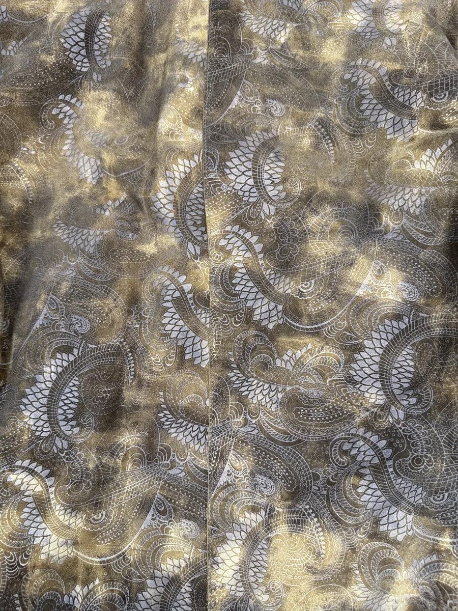 Just Cavalli 2000s Cavalli Brown Spiritual Dragon Faded Leather Premium Jacket Size US M / EU 48-50 / 2 - 9 Thumbnail