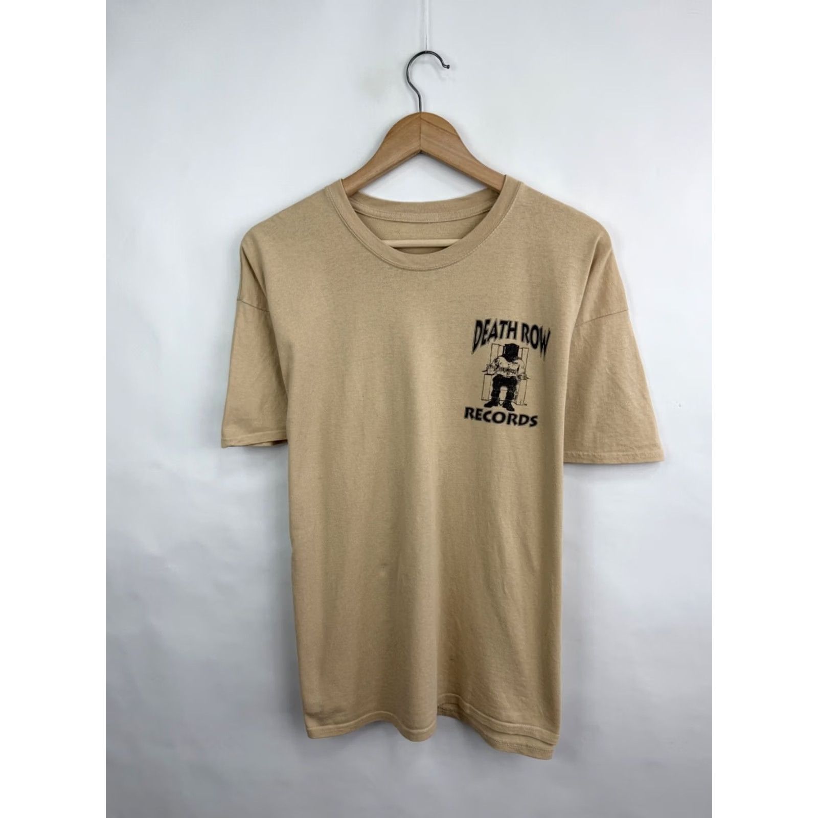 Vintage VINTAGE Death Row Records T-Shirt Hype Vtg Rare Retro Beige M/L Mens Beigh? Size US M / EU 48-50 / 2 - 6 Thumbnail