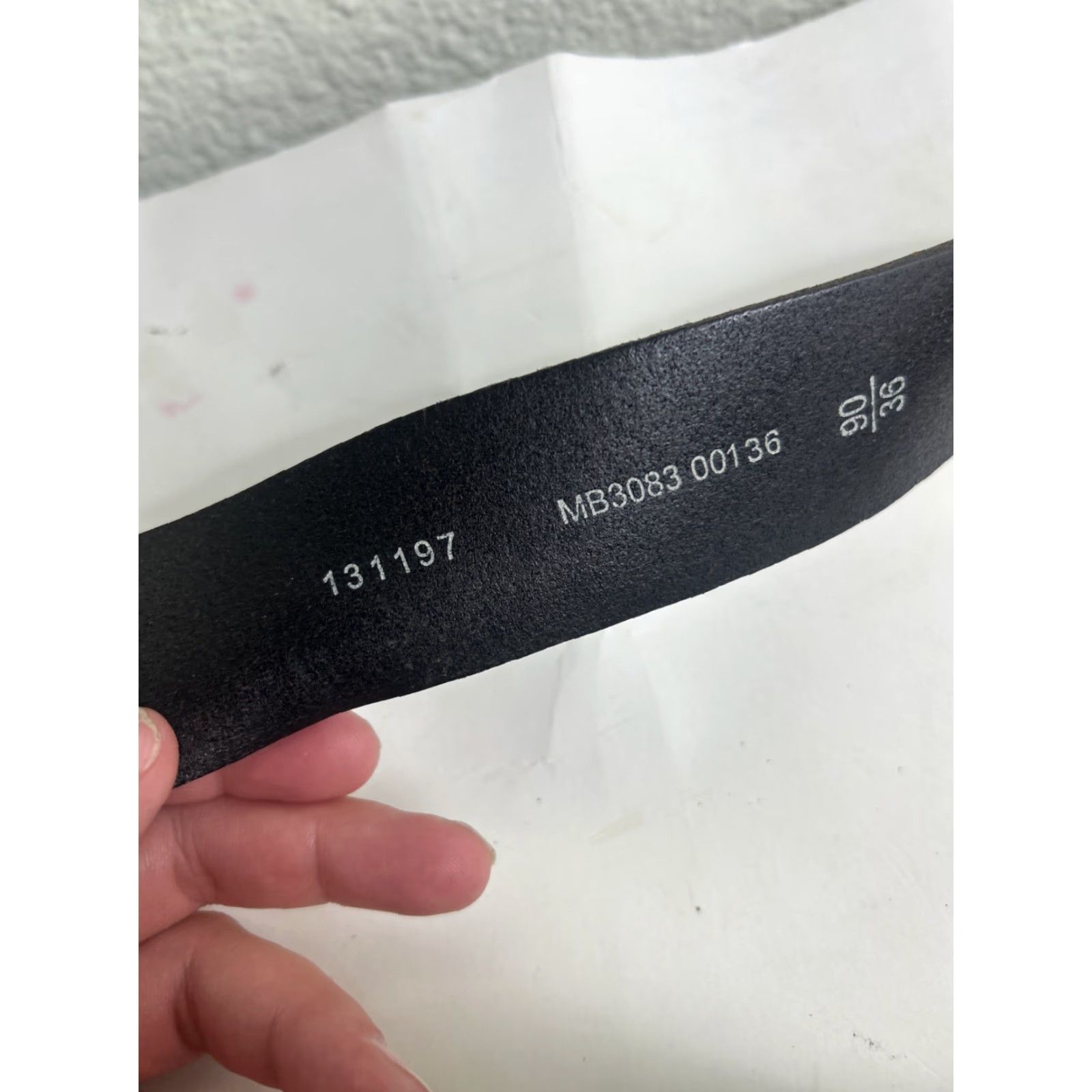 Fossil Fossil Belt Men Leather Brown Size 36 Letter Imprint Cowhide Buckle Size 36 - 5 Thumbnail