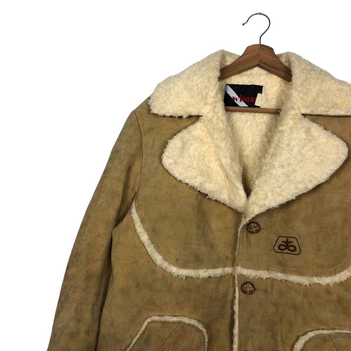 Vintage 🔥VINTAGE SUEDE LEATHER WIMAN BLANKET FUR ISSEY MIYAKE Size US M / EU 48-50 / 2 - 9 Thumbnail