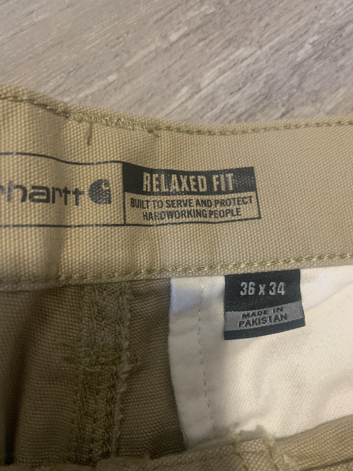 Carhartt × Carhartt Wip × Vintage Vintage carhartt cargo pants Size US 36 / EU 52 - 4 Thumbnail