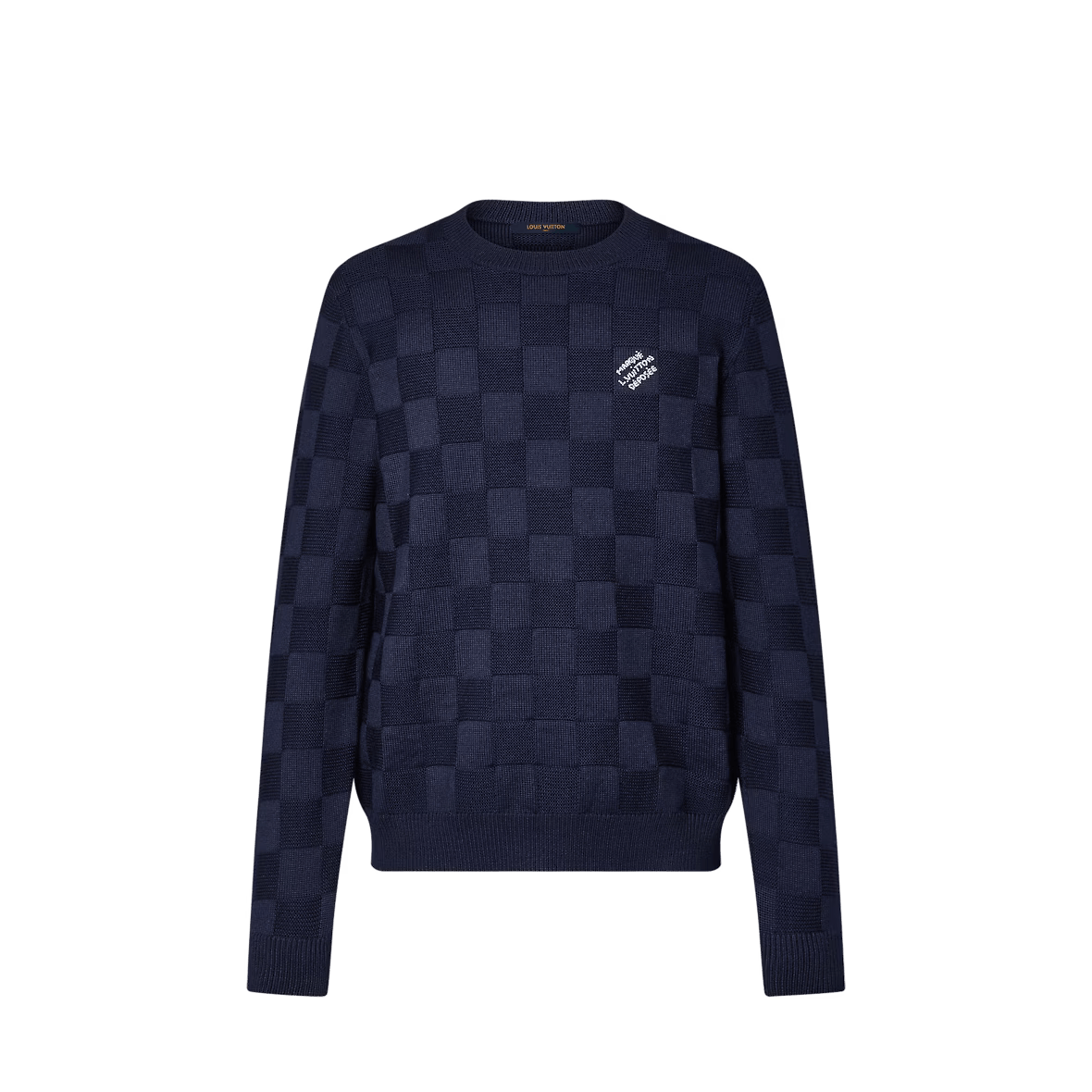 LOUIS VUITTON SWEATER WOOL KNITWEAR ZIP MONOGRAM LOGO 1AFIVL