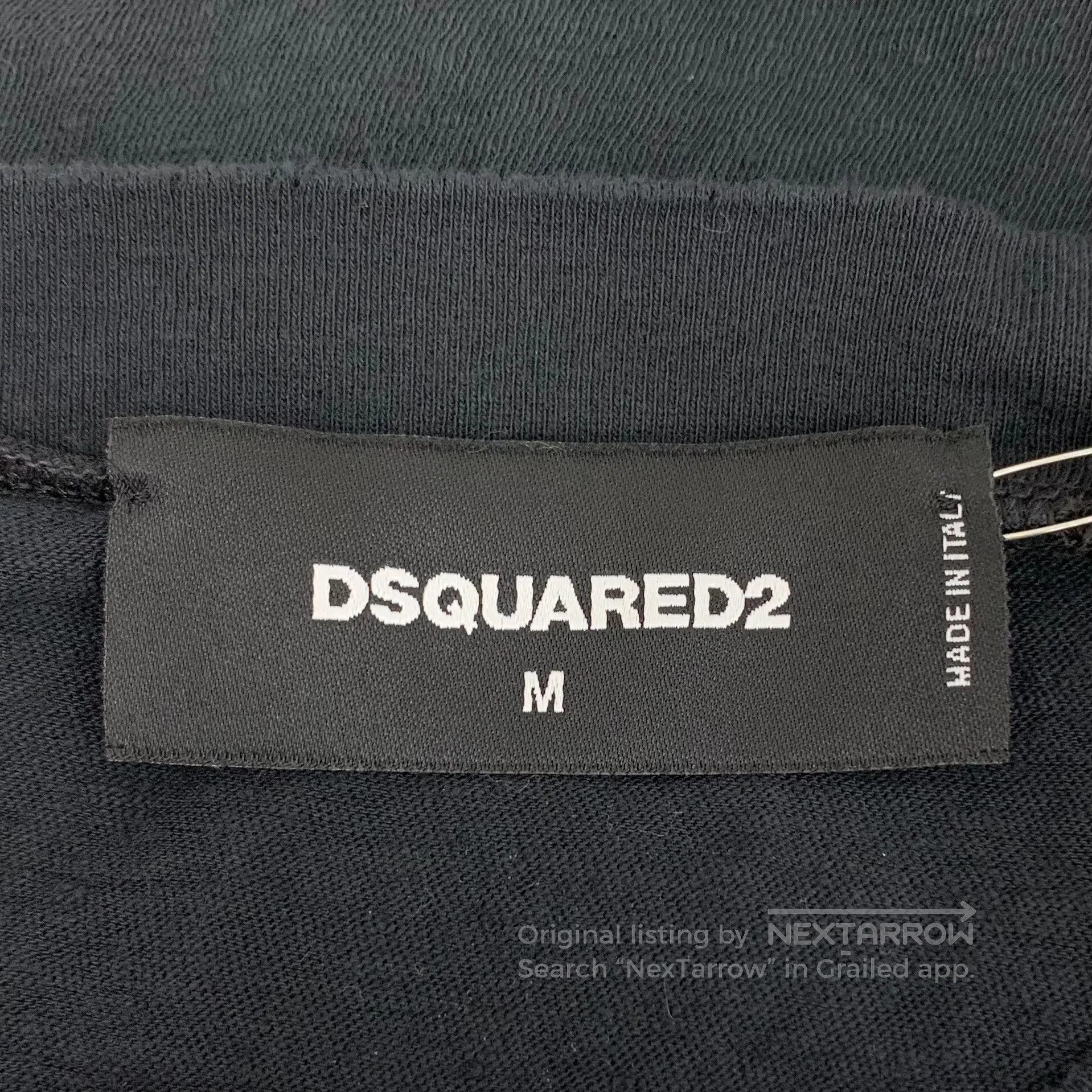 Dsquared2 Dsquared2 Black ripped letter American flag print cotton c Size US M / EU 48-50 / 2 - 5 Thumbnail