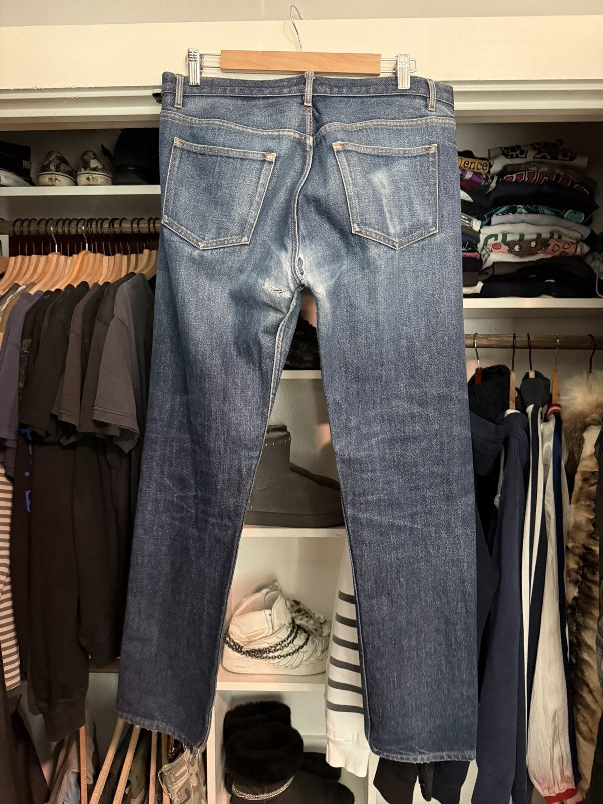 A.P.C. A.P.C Denim Jeans with single knee blowout Size US 35 - 3 Thumbnail