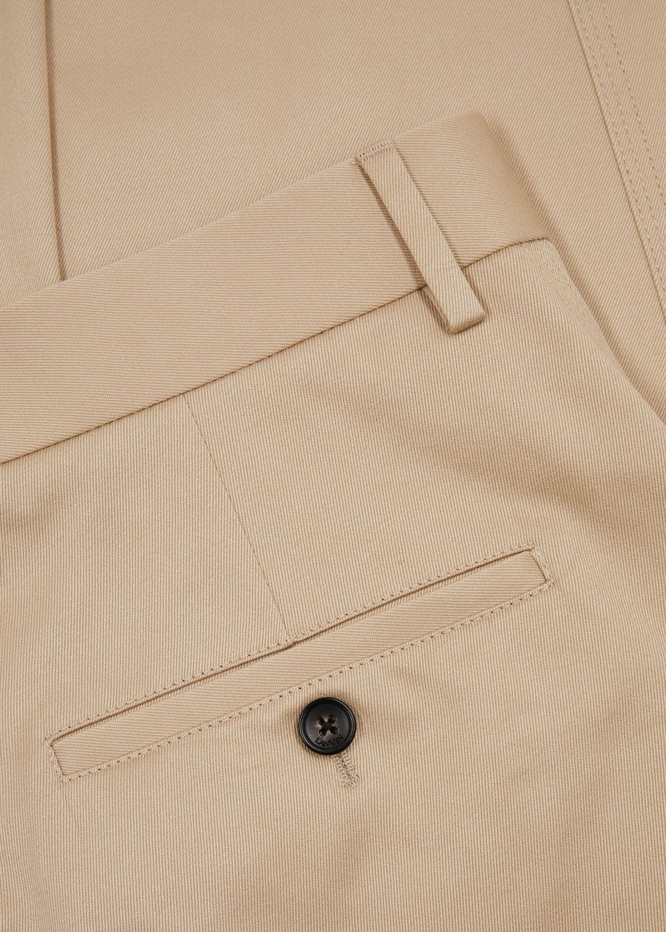 Lanvin o1y0125 Casual Pant in Beige Size US 32 / EU 48 - 4 Thumbnail