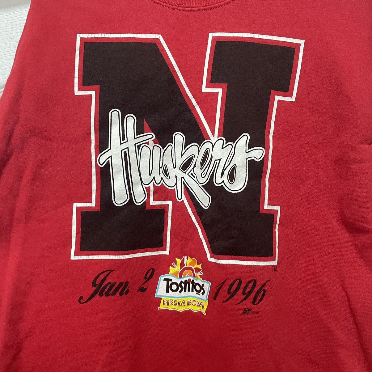 Pro Player × Vintage Nebraska Huskers 80s Cornhuskers Vintage 90s Sweatshirt Size US L / EU 52-54 / 3 - 2 Thumbnail