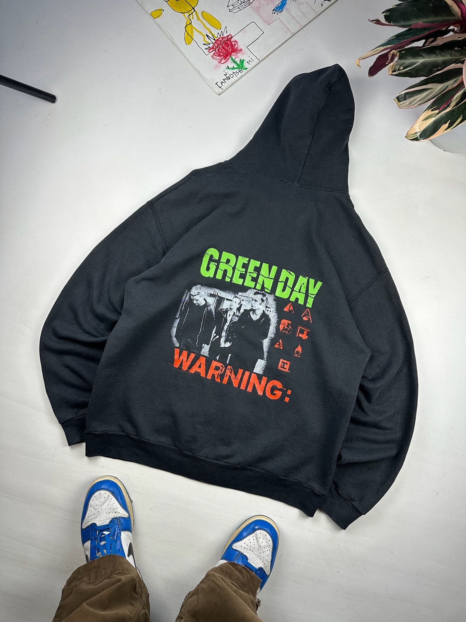 Band Tees VINTAGE 90s GREEN DAY HOODIE ZIP Size US XL / EU 56 / 4 - 9 Thumbnail