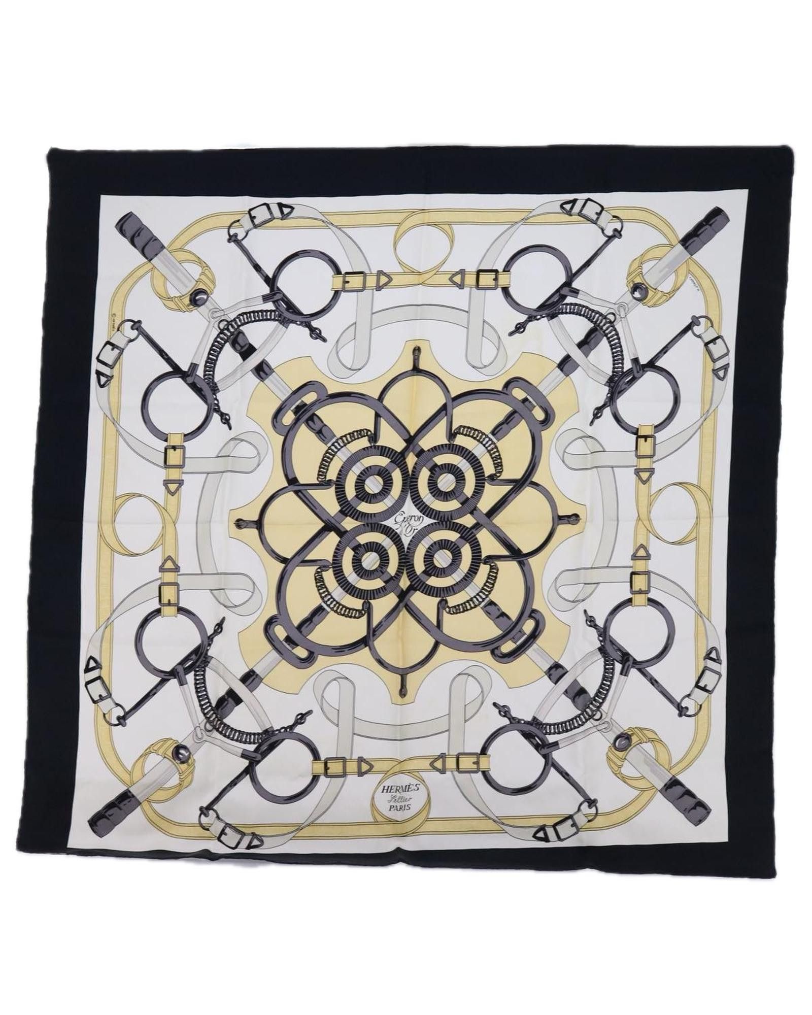 image of Hermes Multicolour Silk Iconic Square Scarf, Women's