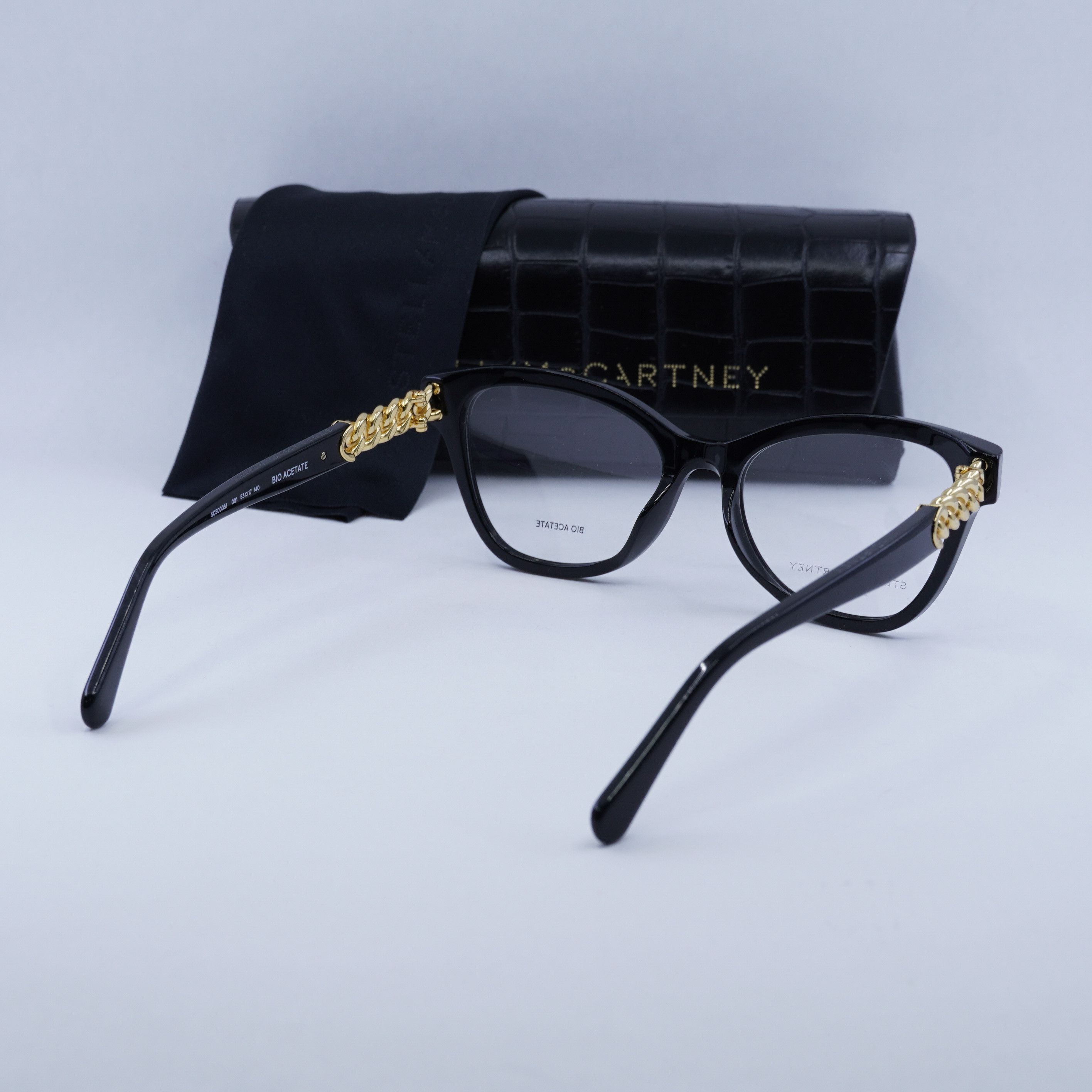 Stella McCartney Stella McCartney SC50005I 001 Eyeglasses Size ONE SIZE - 9 Thumbnail