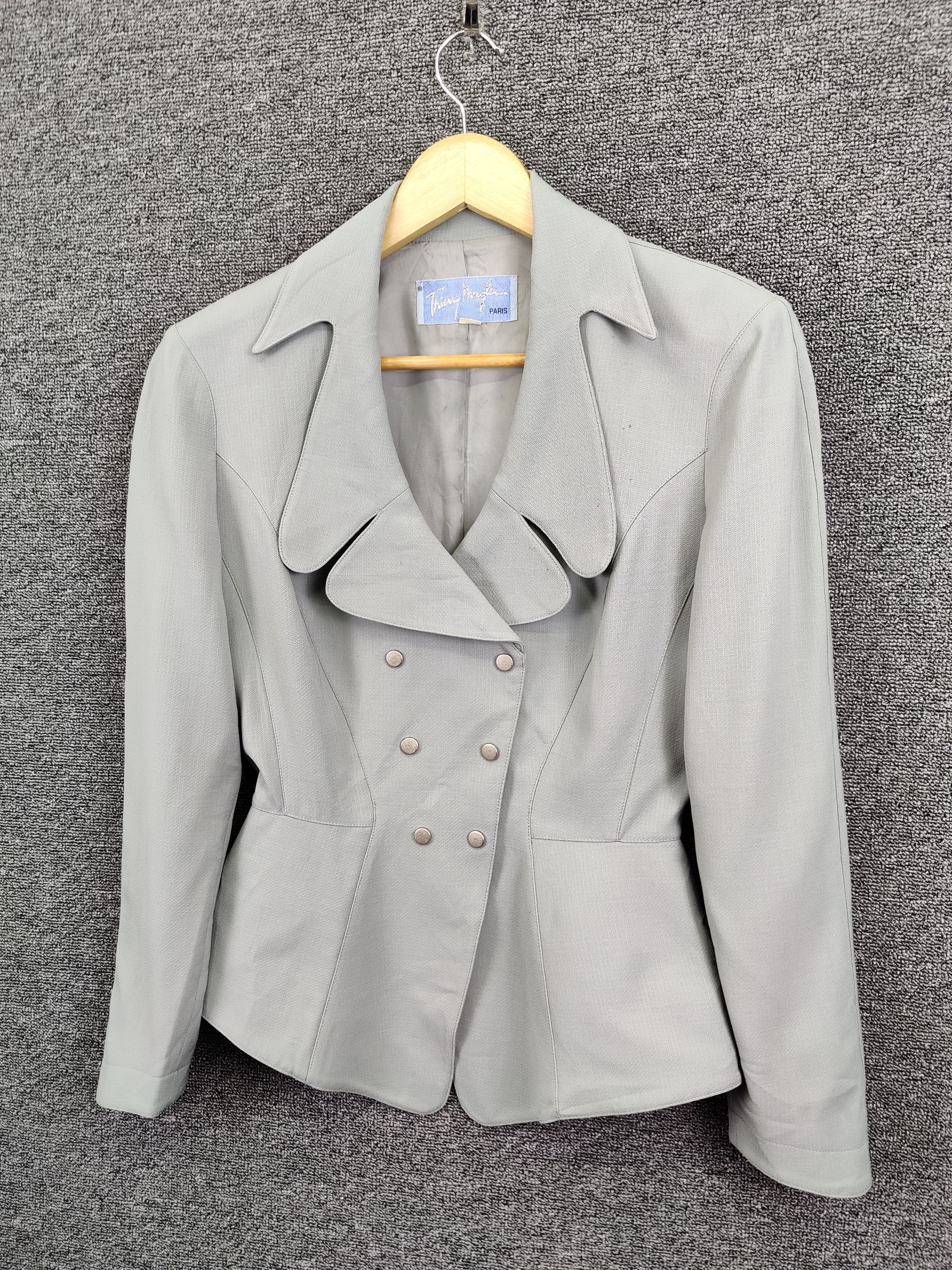 Thierry Mugler Thierry Mugler Wool Blazer Coat Size S / US 4 / IT 40 - 2 Thumbnail