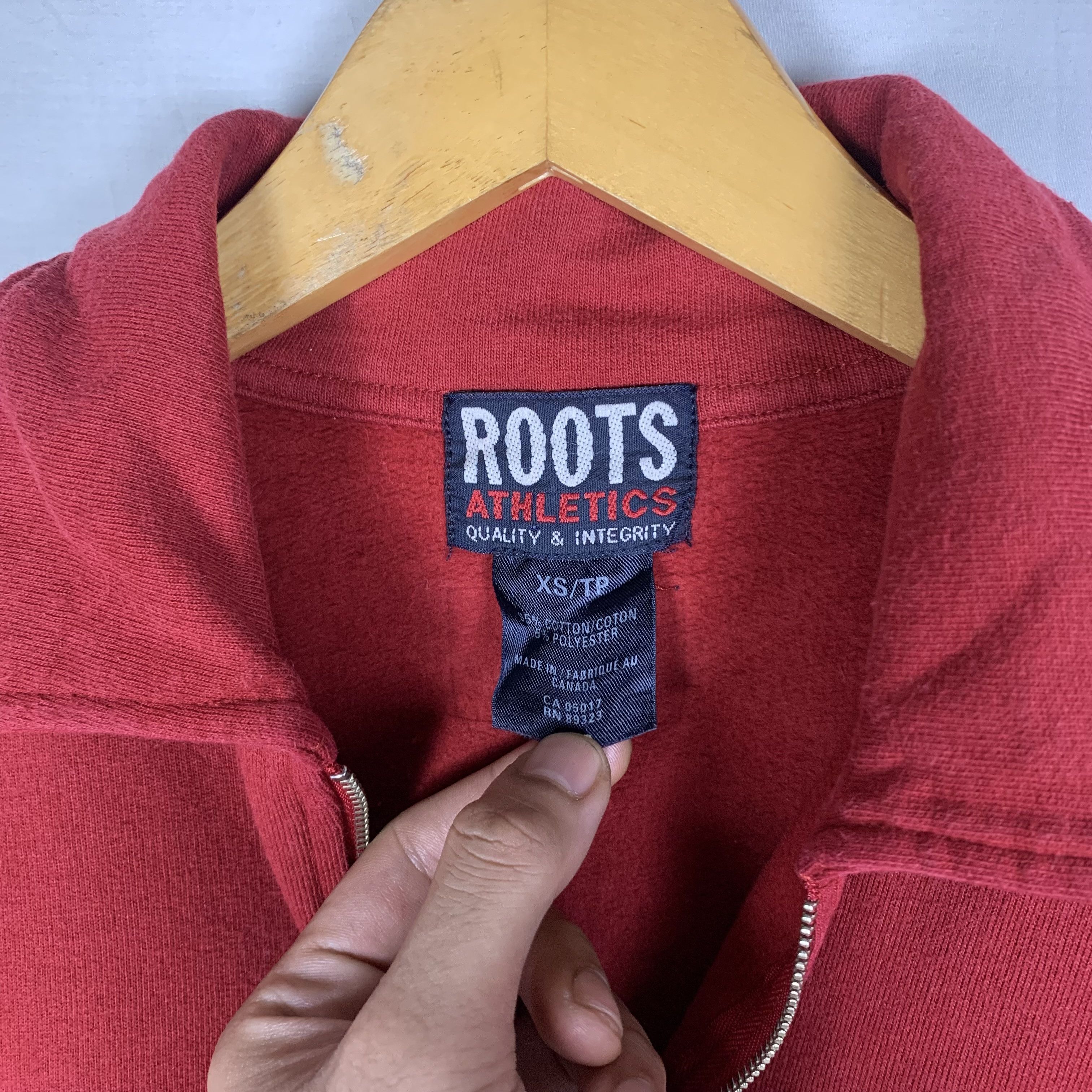 Roots Roots Canada Halfzip Sweatshirt Crewneck Size US L / EU 52-54 / 3 - 5 Thumbnail