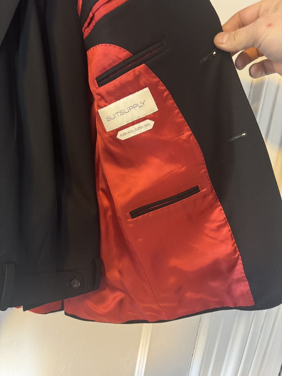 Suitsupply Suitsupply Sienna Black suit size 48R Size 48R - 3 Thumbnail