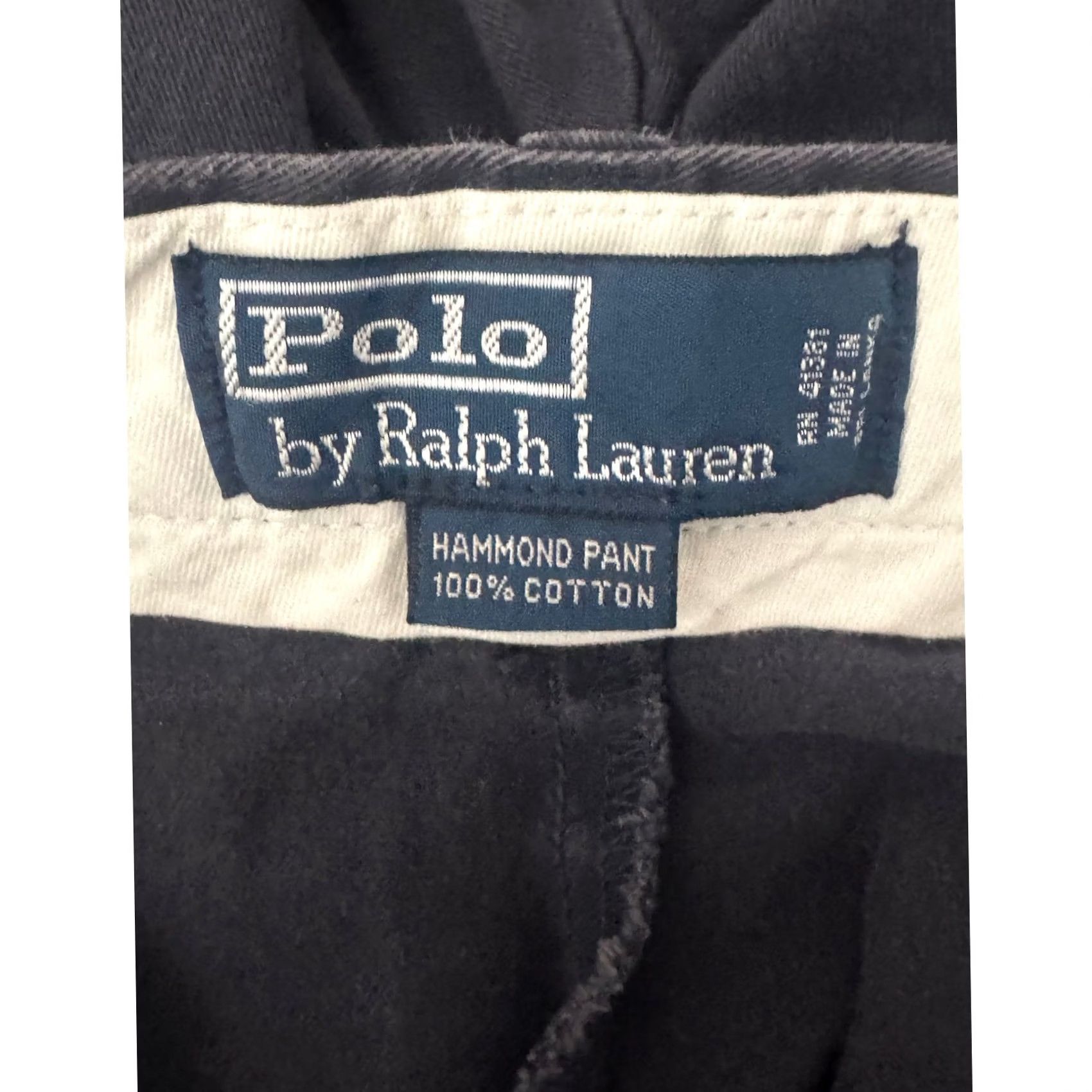 Polo Ralph Lauren Polo Ralph Lauren Mens Chino Hammond Pants Dark Gray 40x32 Size US L / EU 52-54 / 3 - 7 Thumbnail