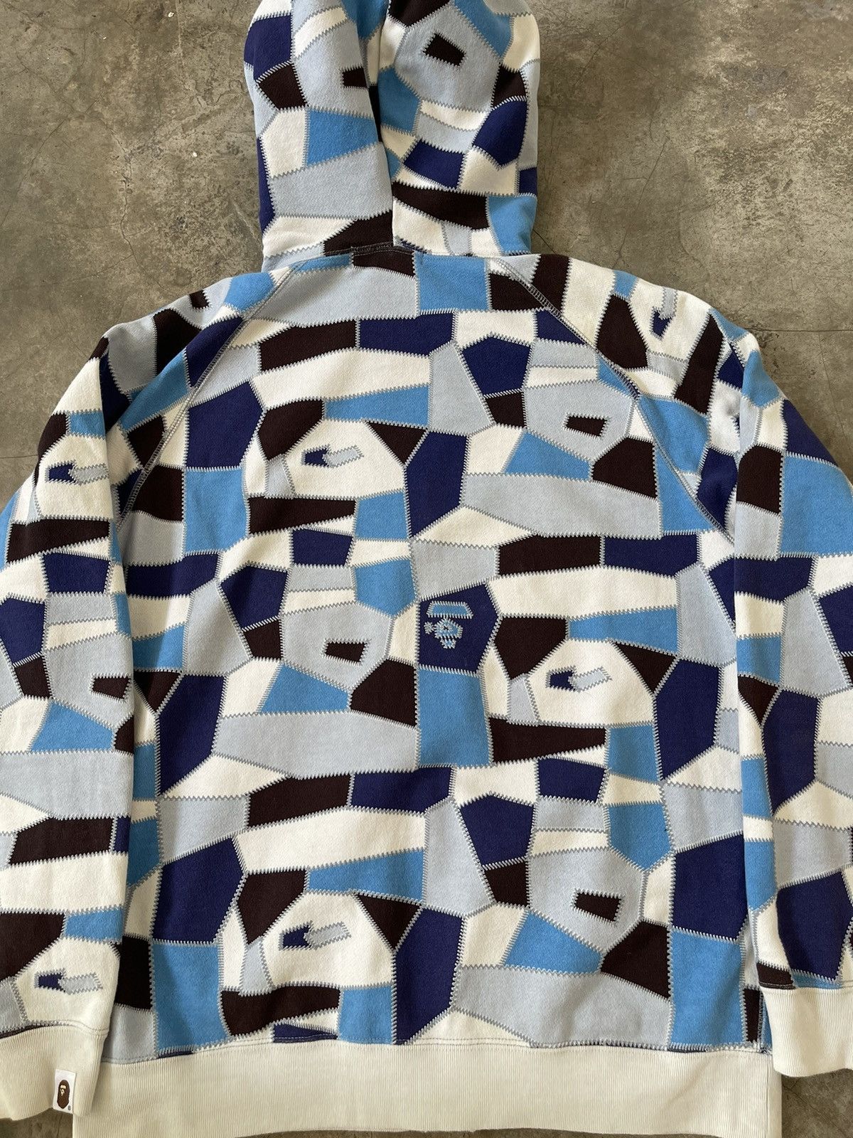 Bape 2008 Bape Splinter Full Zip Hoodie Geometric Design Size US M / EU 48-50 / 2 - 14 Thumbnail
