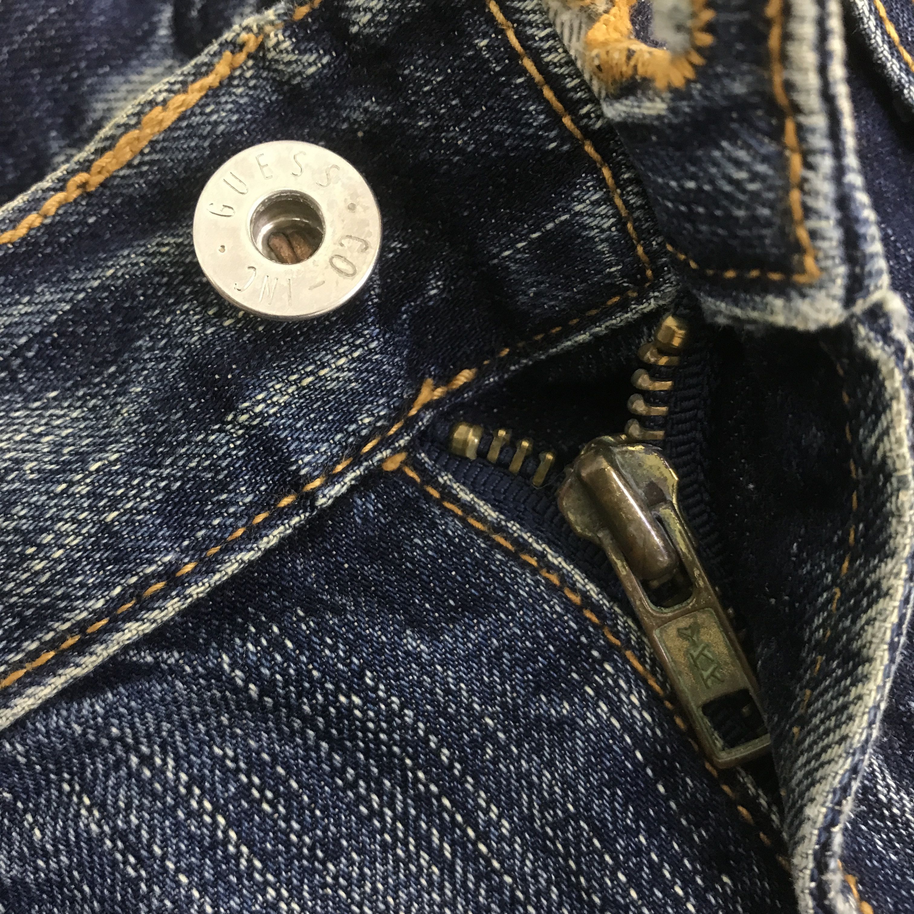 Guess FLARE GUESS JEANS DISTRESSED DENIM K133B8 Size US 30 / EU 46 - 12 Thumbnail