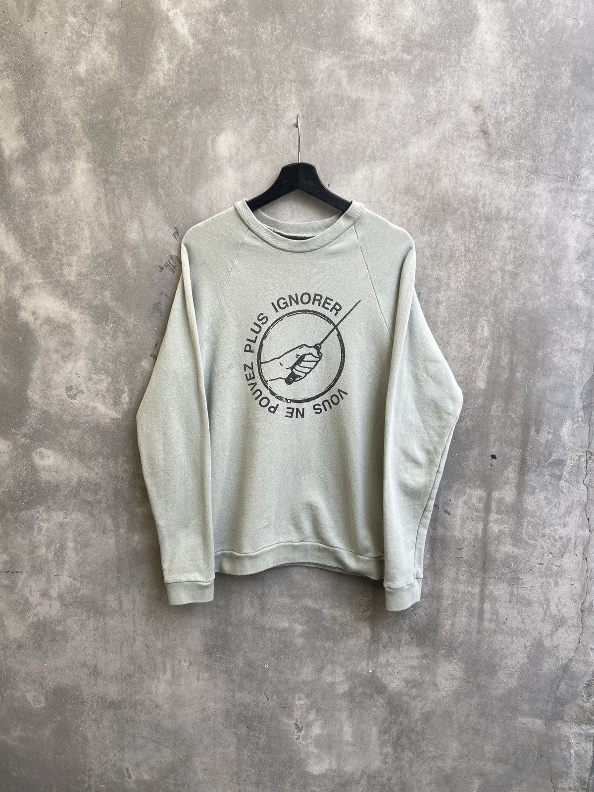 Raf Simons Raf Simons - “Woe onto” Vous Ne Pouvez Sweatshirt SS’02 Size US S / EU 44-46 / 1 - 1 Thumbnail