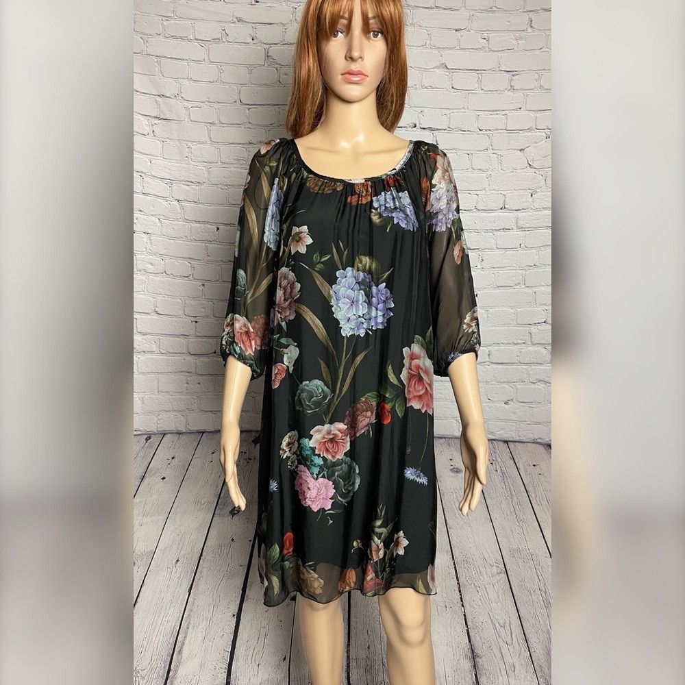 Other NWT New Bellambra Viscose Silk Floral Dress Size S Made In Size S / US 4 / IT 40 - 2 Thumbnail