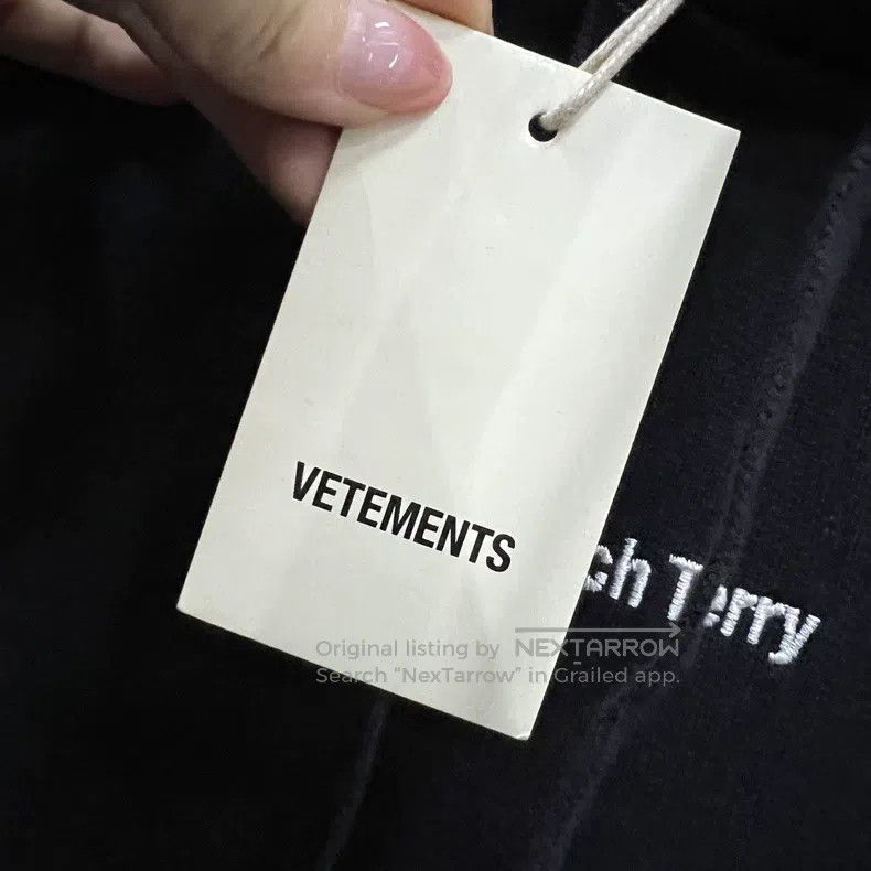 Vetements VETEMENTS Black Letter印花Hoodie Size US XS / EU 42 / 0 - 4 Thumbnail