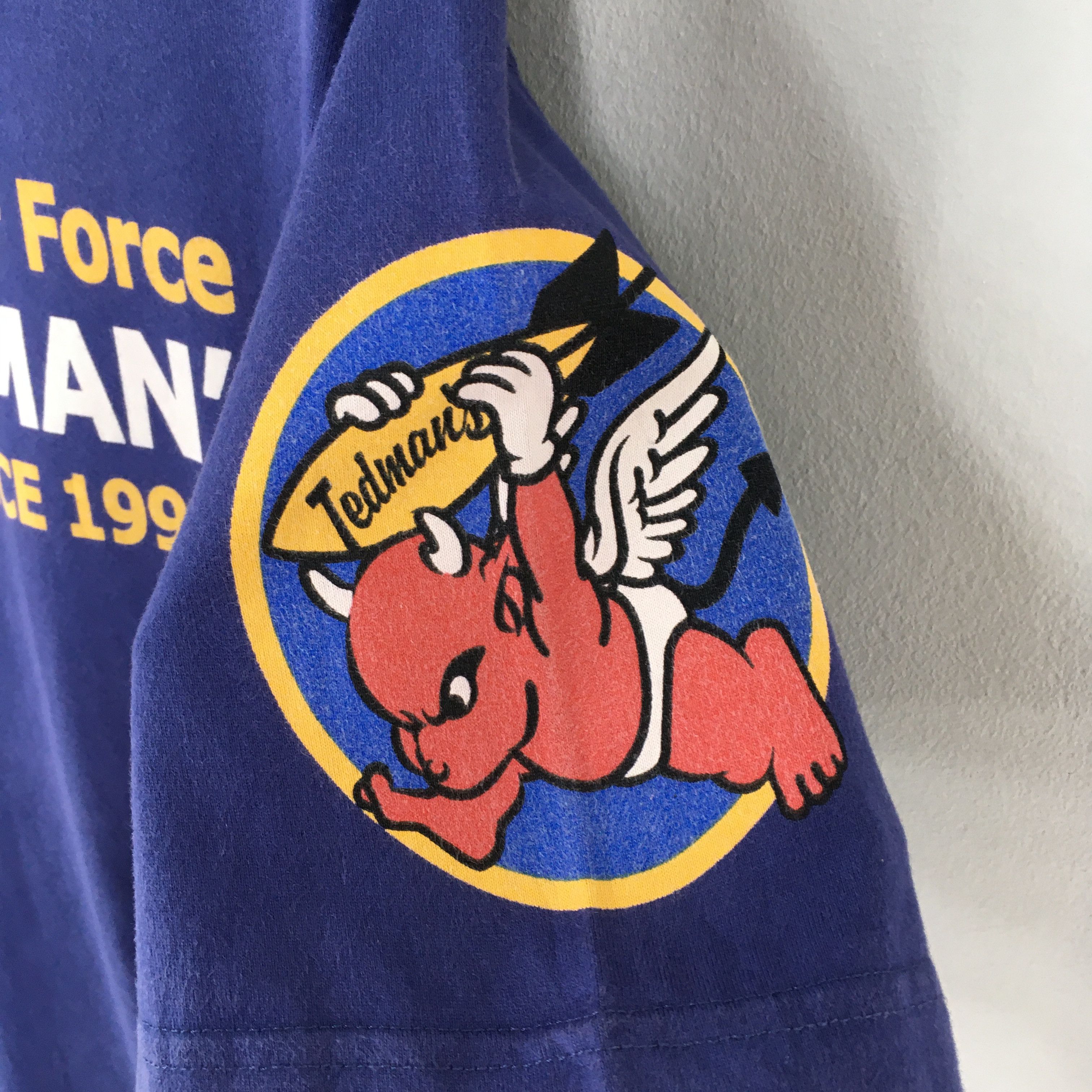 Japanese Brand × Tedman × Vintage Ted Company Tedman's Angry Teddy Blue Tshirt Size M Size US M / EU 48-50 / 2 - 5 Thumbnail