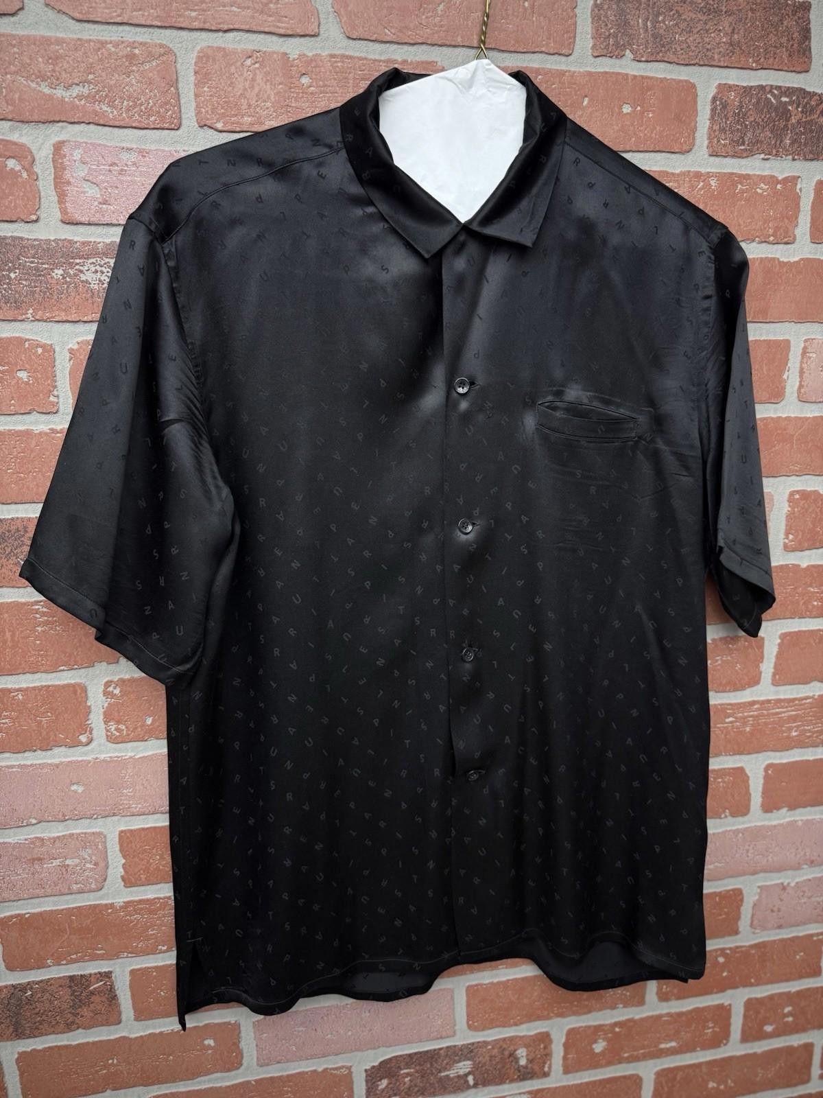 Saint Laurent Paris Saint Laurent Paris Collared Button Silk T-Shirt Size (40) Size US M / EU 48-50 / 2 - 8 Thumbnail
