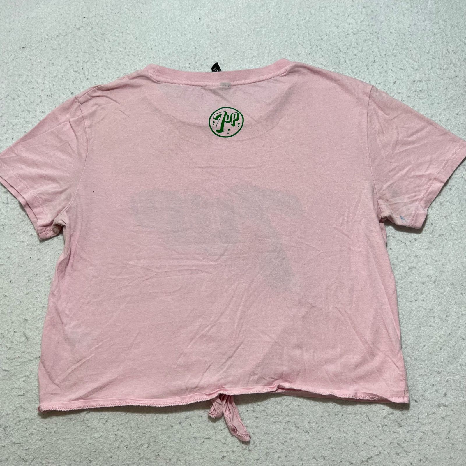 H&M H & M Divided 7 Up Crop Top Graphic T Shirt Soda Pop Pink Size M / US 6-8 / IT 42-44 - 9 Thumbnail