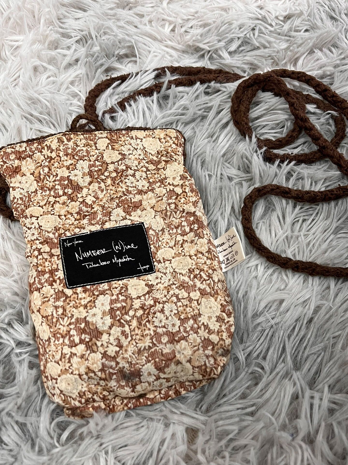 Number (N)ine vintage floral crossbody bag with adjustable strap Size ONE SIZE - 1 Thumbnail