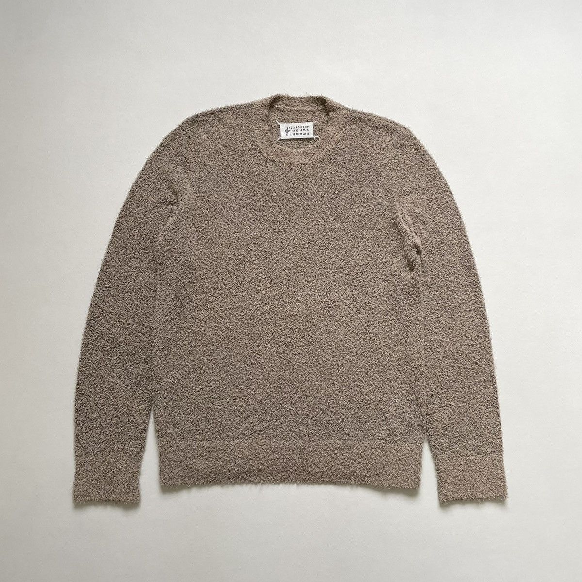 Maison Margiela S/S 15 Beige/Black ‘Boucle’ Sweater Size US M / EU 48-50 / 2 - 2 Thumbnail