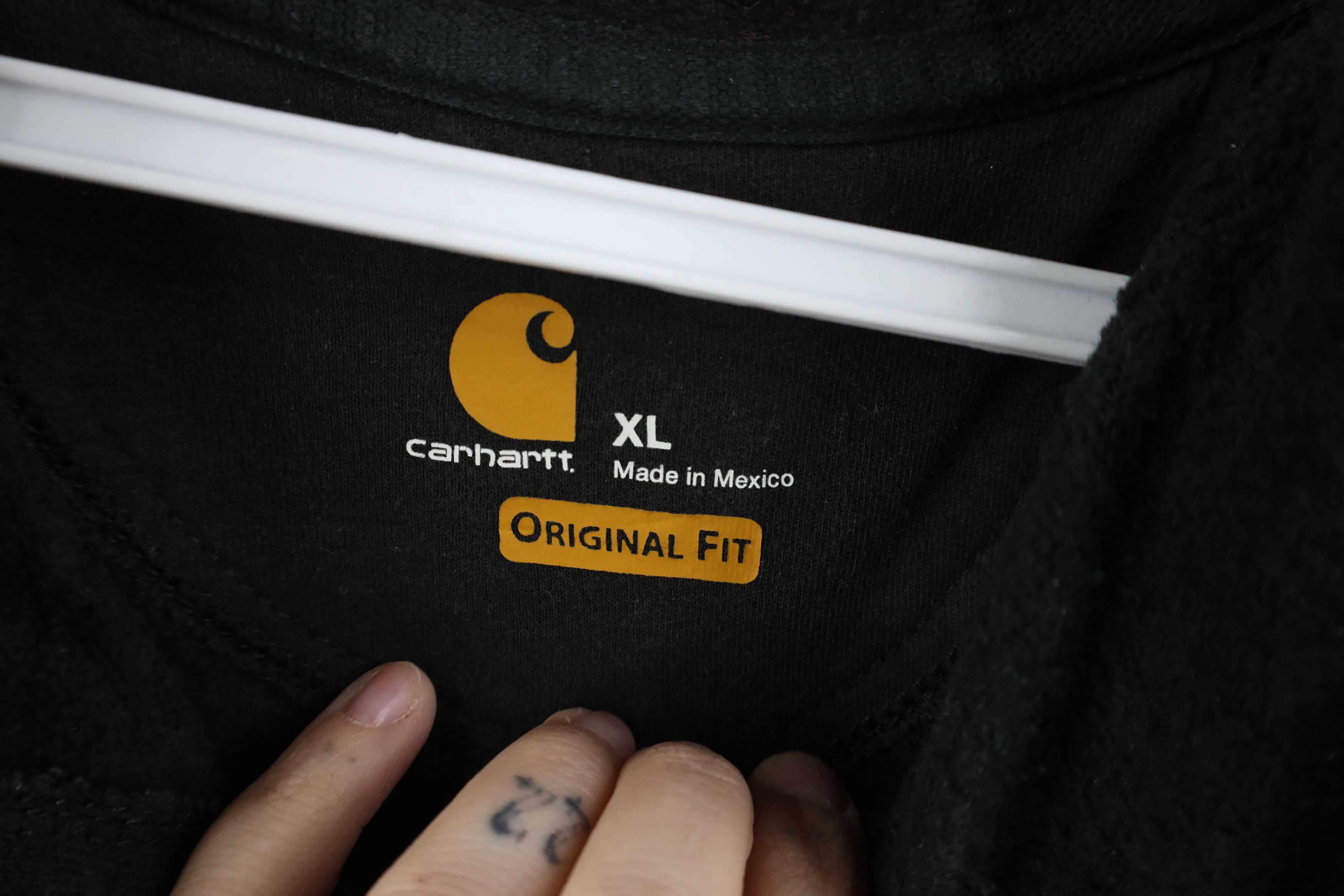 Carhartt Vintage Y2K Carhartt Spell Trucking Heavyweight Hoodie Black Size US XL / EU 56 / 4 - 9 Thumbnail