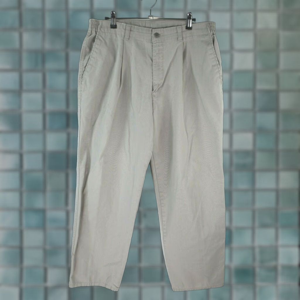 Dockers Dockers Pant Size 36X30 Beige Regular Pleated Front Formal Dress Mens Size US 34 / EU 50 - 1 Thumbnail
