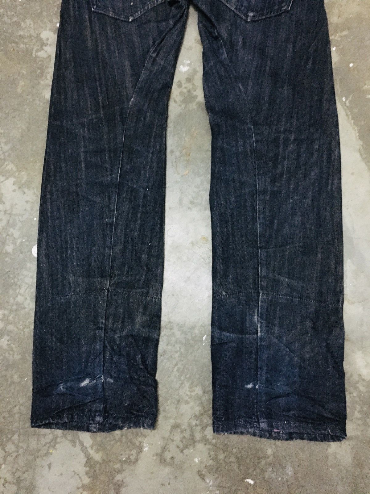 If Six Was Nine × Japanese Brand × Le Grande Bleu (L.G.B.) Sorridere Punk Gothic Distressed Jeans (15) Size US 31 - 11 Thumbnail