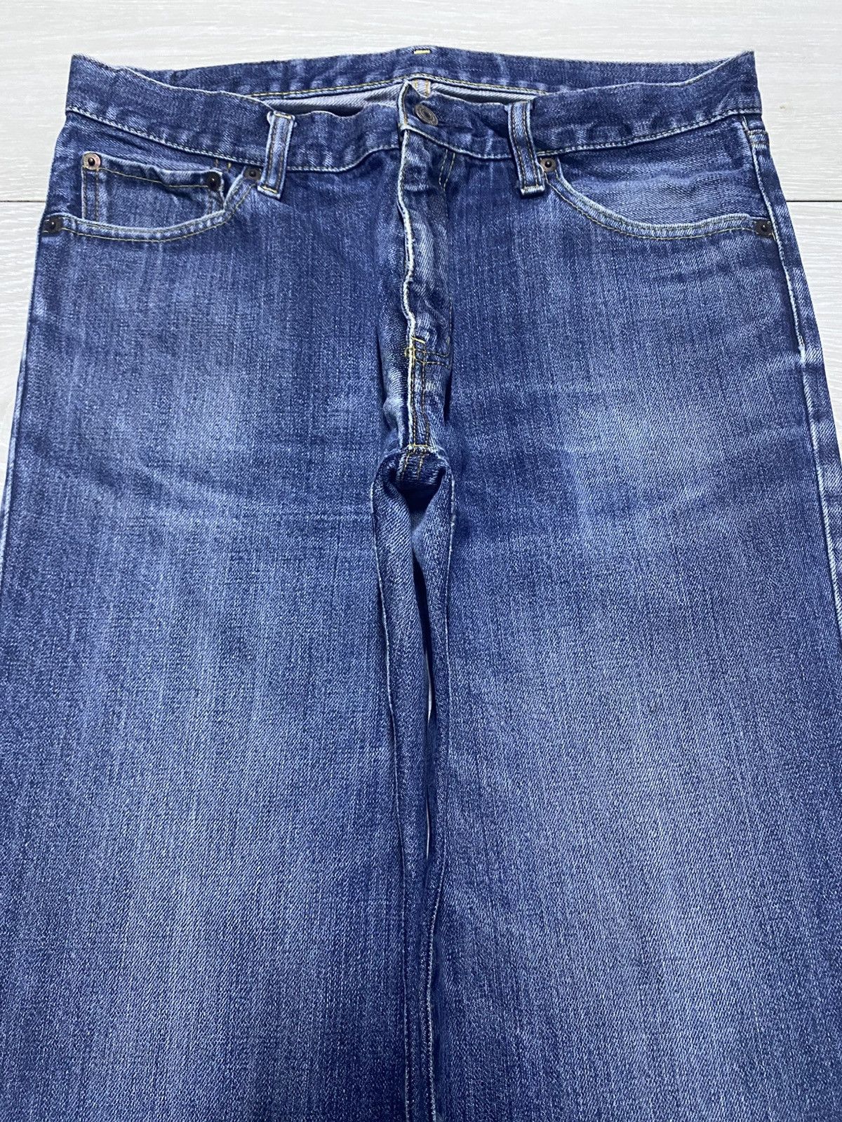 Undercover × Uniqlo Uniqlo S-002 Blue Wash Loose Jeans Size US 32 / EU 48 - 3 Thumbnail