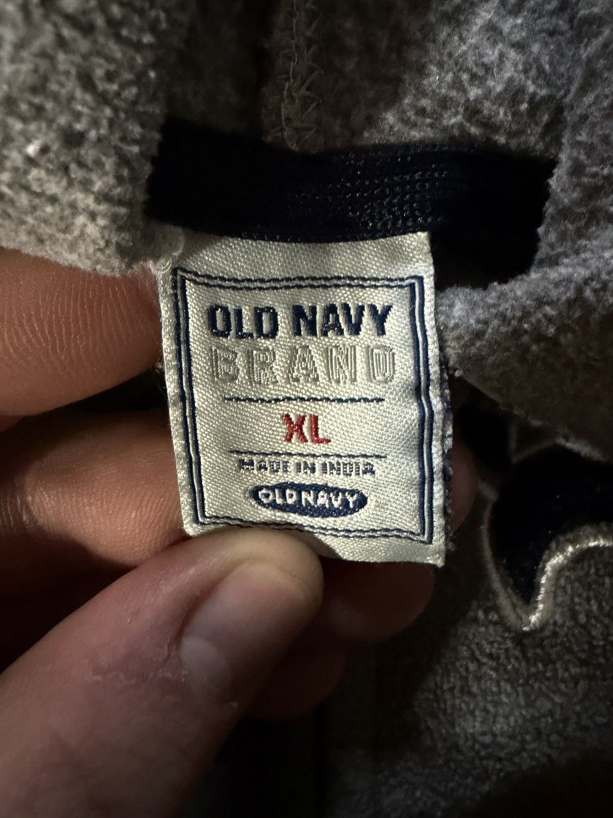 Old Navy Vintage Old Navy Y2K Full Zip Fleece Grunge Punk Hoodie Size US XL / EU 56 / 4 - 4 Thumbnail