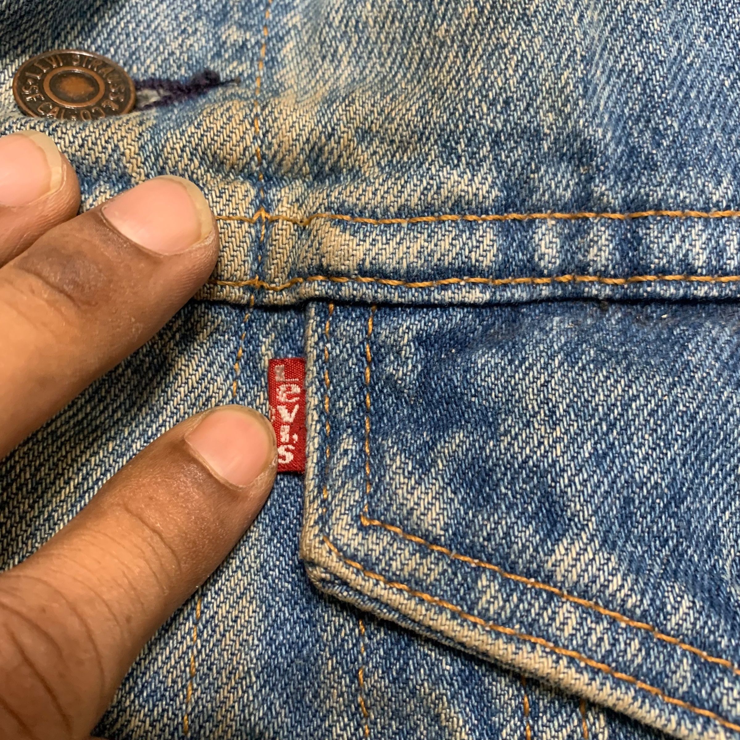 Levi's Vintage 90s Levis 70506 Denim Jacket Size US S / EU 44-46 / 1 - 6 Thumbnail