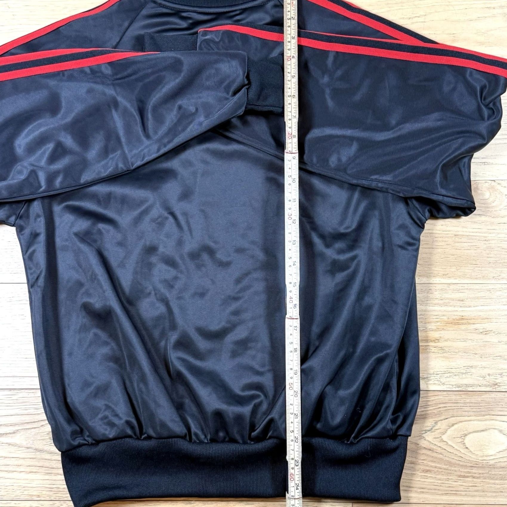 Vintage VINTAGE Apparel Unlimited Tracksuit Set Top Bottom Mens M Regular Black USA Made Activewear USA Smoothed Size 40R - 7 Thumbnail