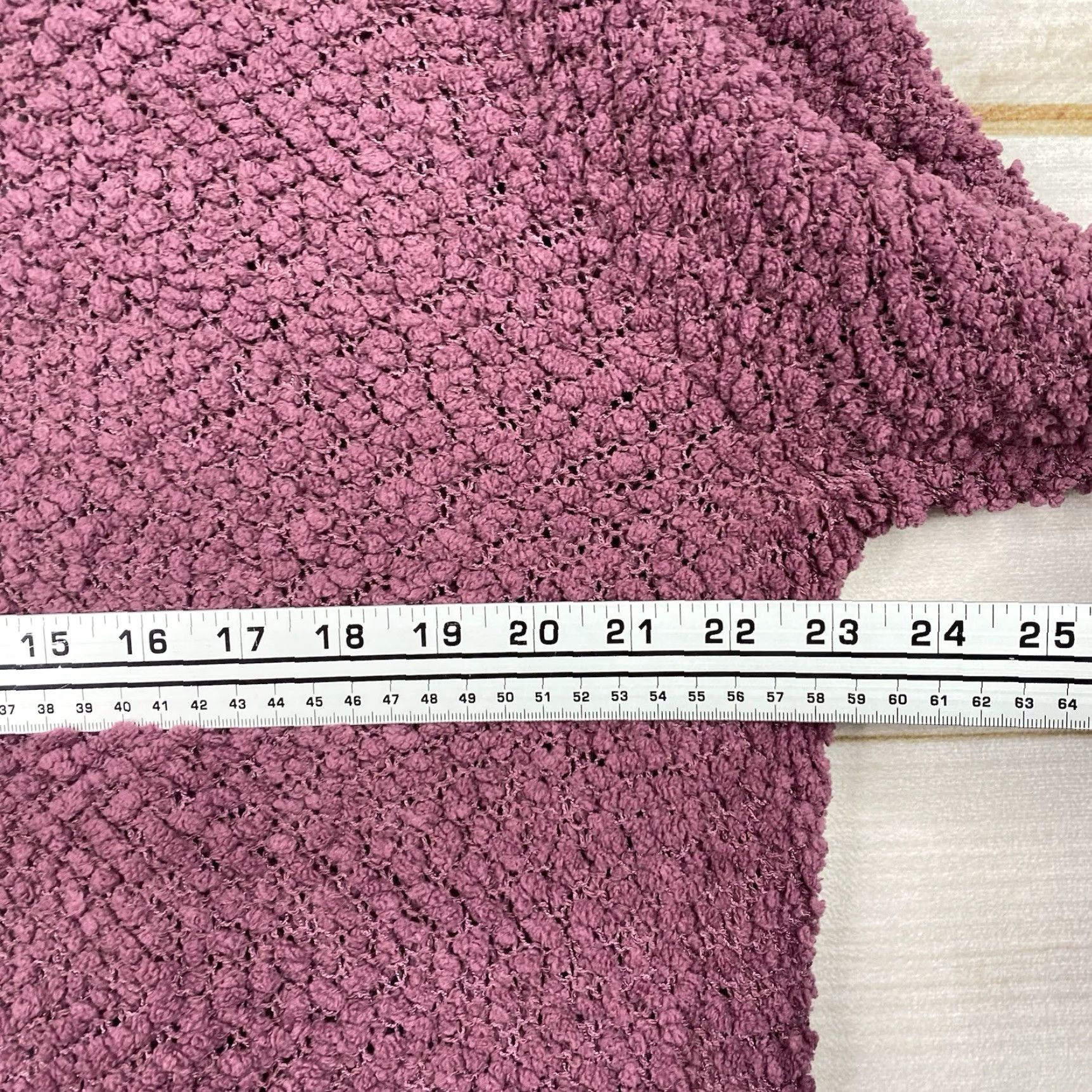 Vintage Zenana Outfitters Cardigan Sweater Womens 1X Teal Popcorn Knit Open Front Pockets Ribbed Thigh-Length Casual 80s Classic Outdoor Balloon Sleeve Size XL / US 12-14 / IT 48-50 - 6 Thumbnail