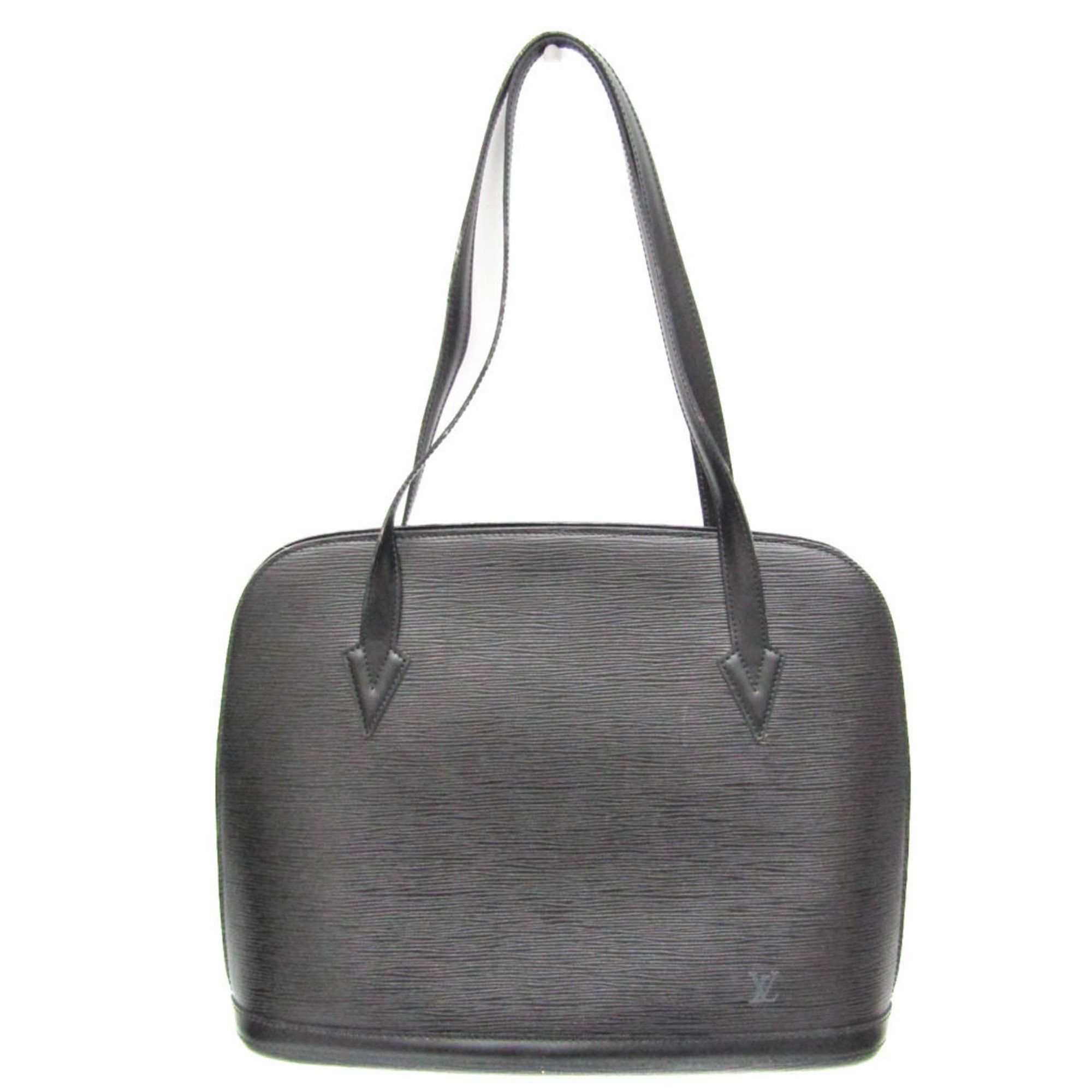 Louis Vuitton Lussac Black Leather Shoulder Bag (Pre-Owned) Size ONE SIZE - 1 Thumbnail