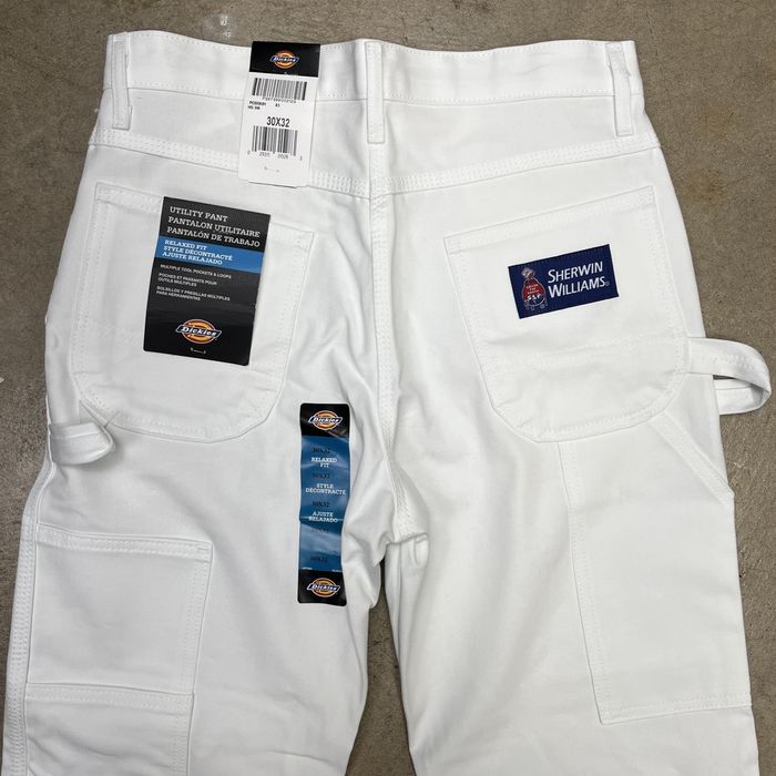 Dickies Dickies Painter Pants Carpenter White Sherwin Williams | Grailed