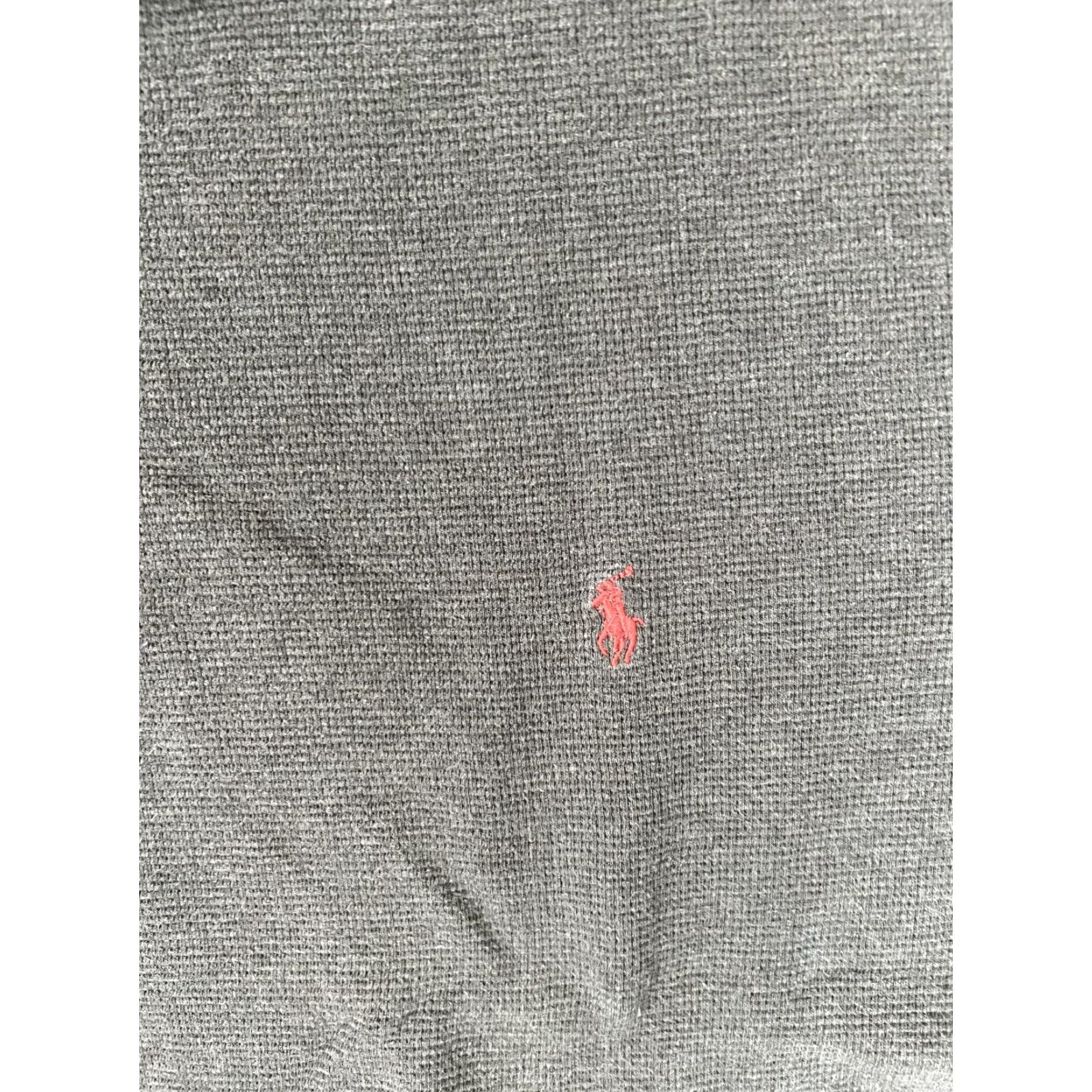 Polo Ralph Lauren VINTAGE Polo Ralph Lauren Thermal Sweater Mens Large Green Crew Neck Waffle Pony Logo Size US L / EU 52-54 / 3 - 2 Thumbnail