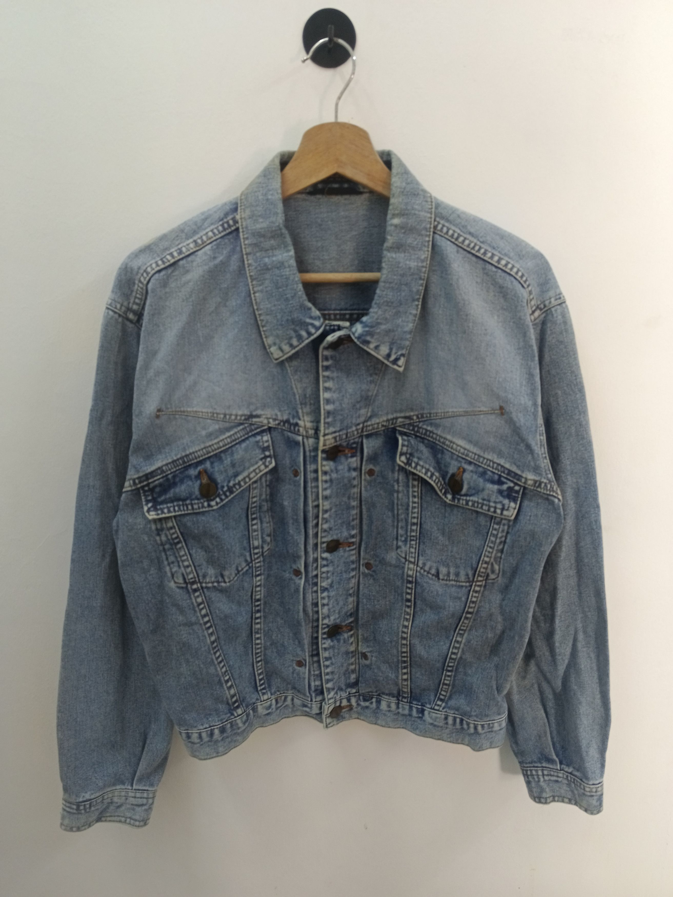 Marithe + Francois Girbaud Vintage Marithe Francois Girbaud Denim Trucker Jacket - Size US M / EU 48-50 / 2 - 2 Thumbnail