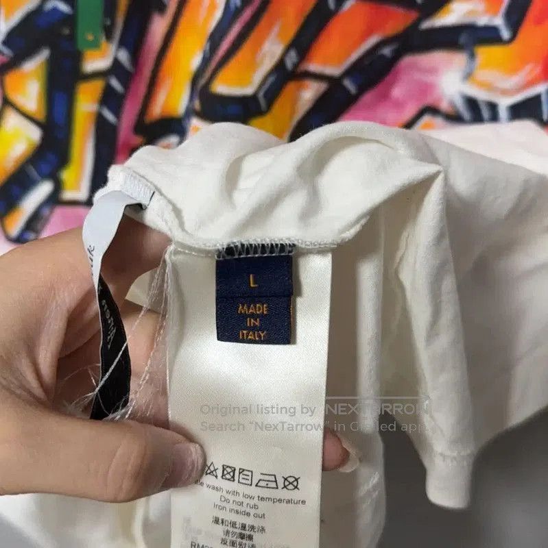 Louis Vuitton Louis Vuitton White Cotton Men's T-Shirt . Size US L / EU 52-54 / 3 - 6 Thumbnail