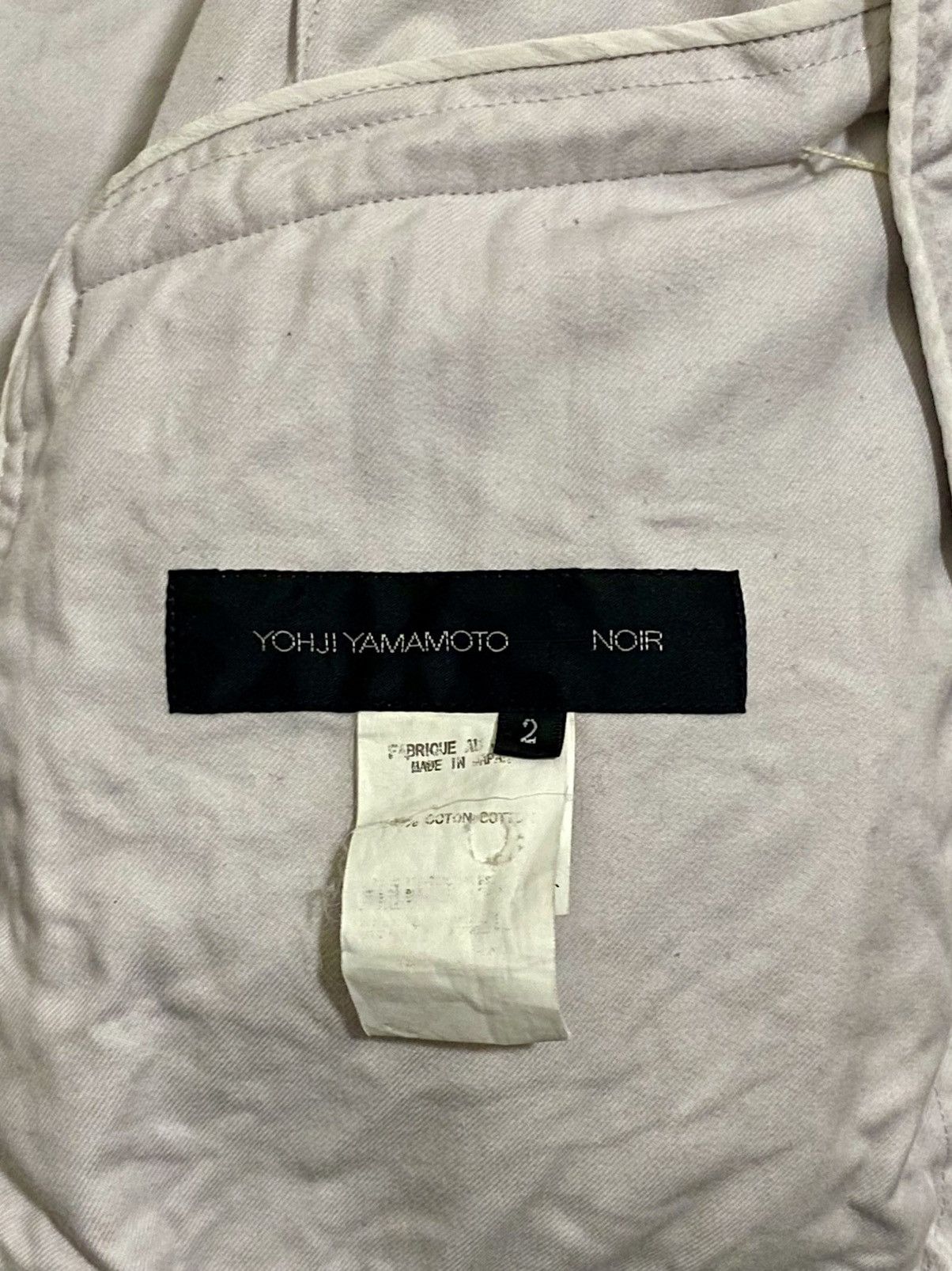 Yohji Yamamoto YOHJI Yamamoto NOIR cotton trench cotton Size US XS / EU 42 / 0 - 4 Thumbnail